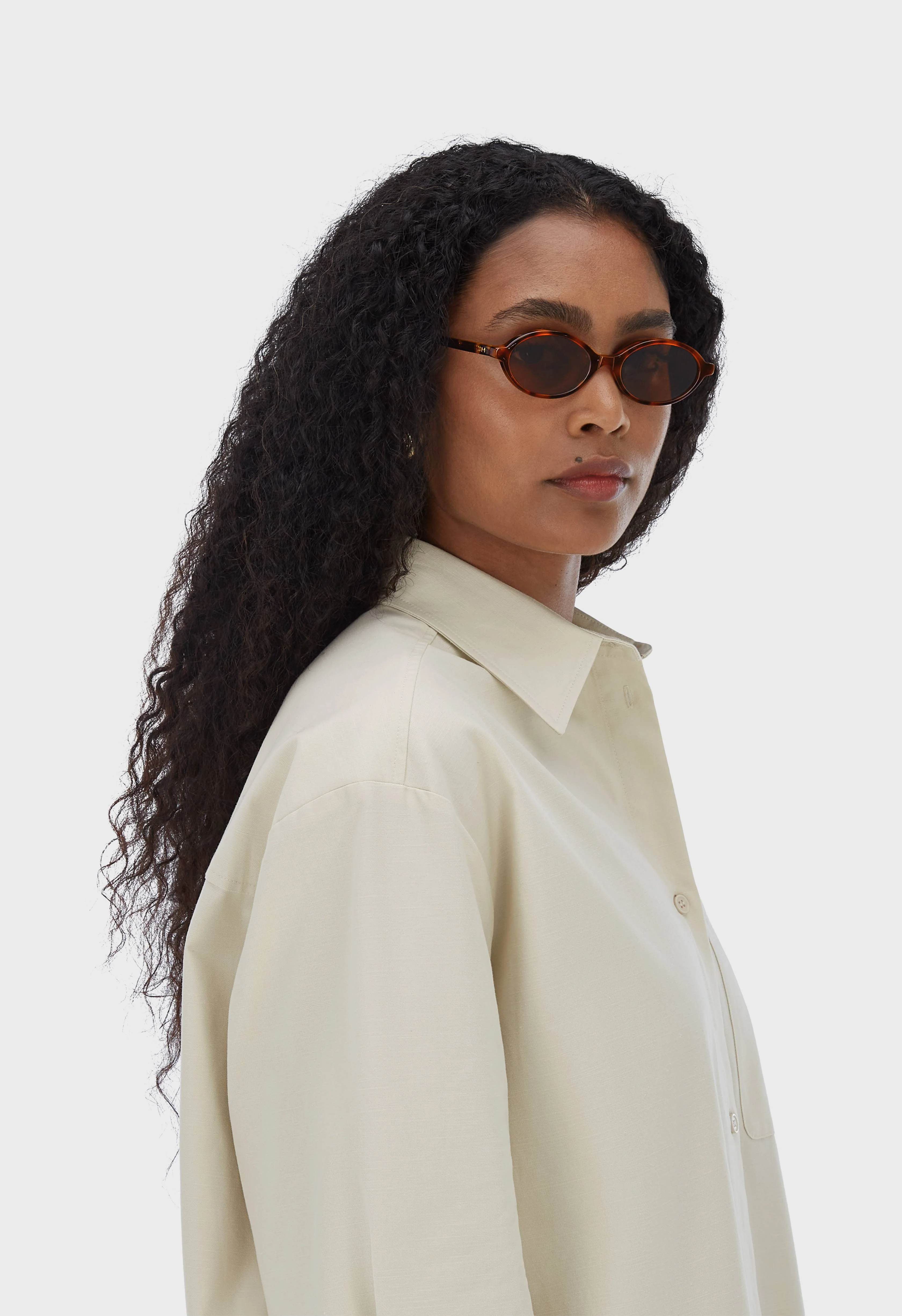 Acetate Framed Sunglasses | Turtle - Image 3