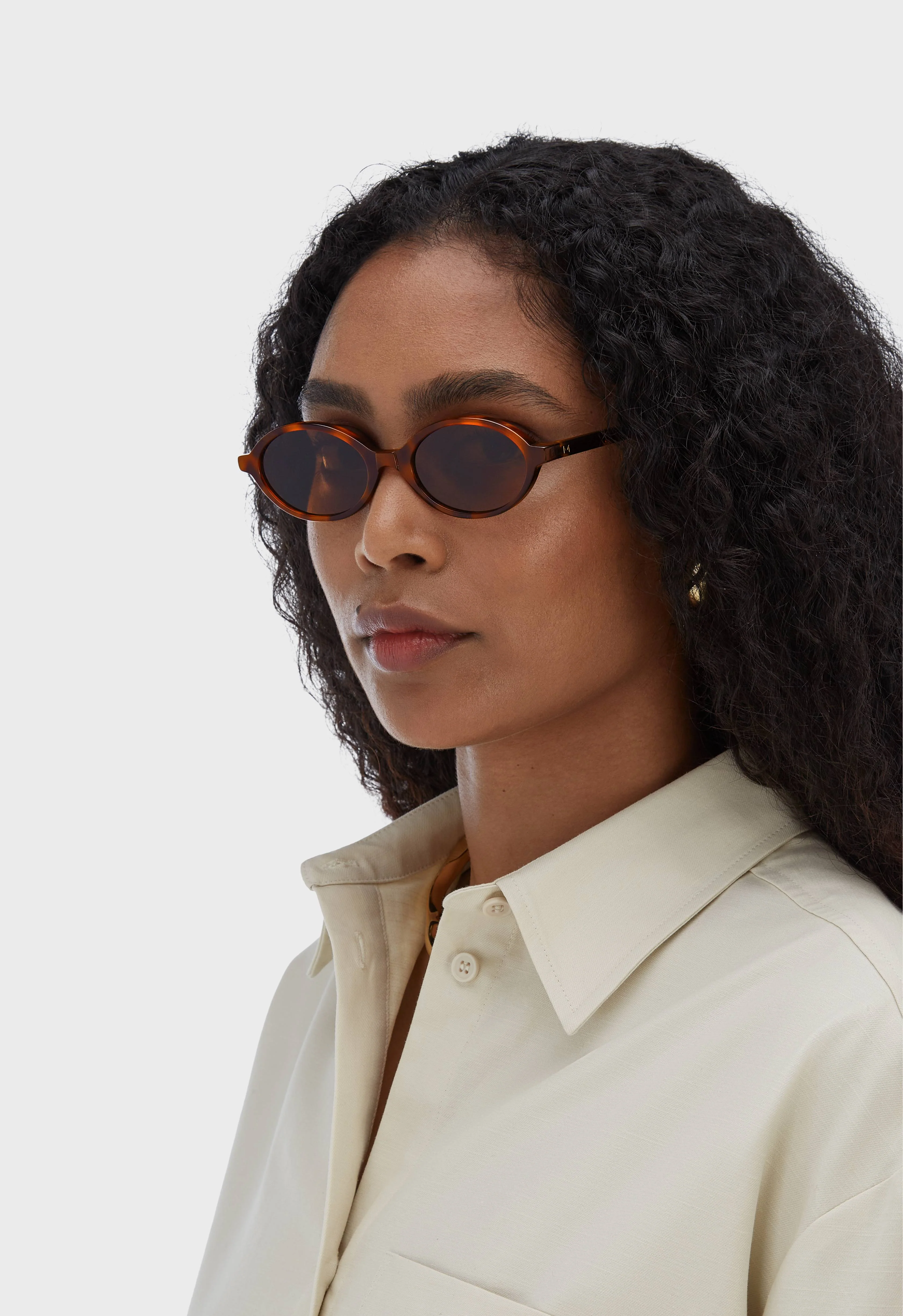 Acetate Framed Sunglasses | Turtle - Image 4