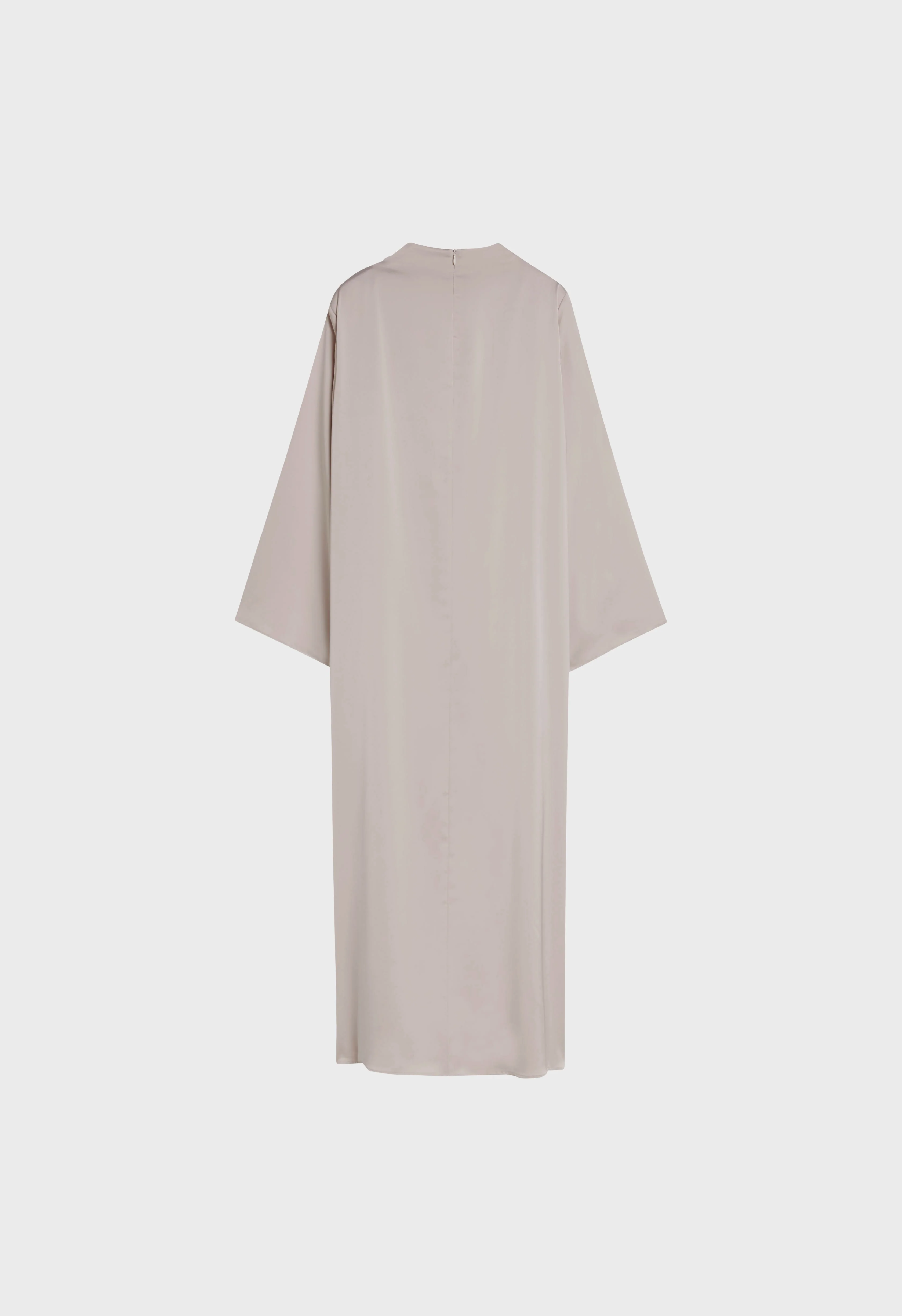 Asymmetric Drape Dress Regular | Cashmere - Image 4