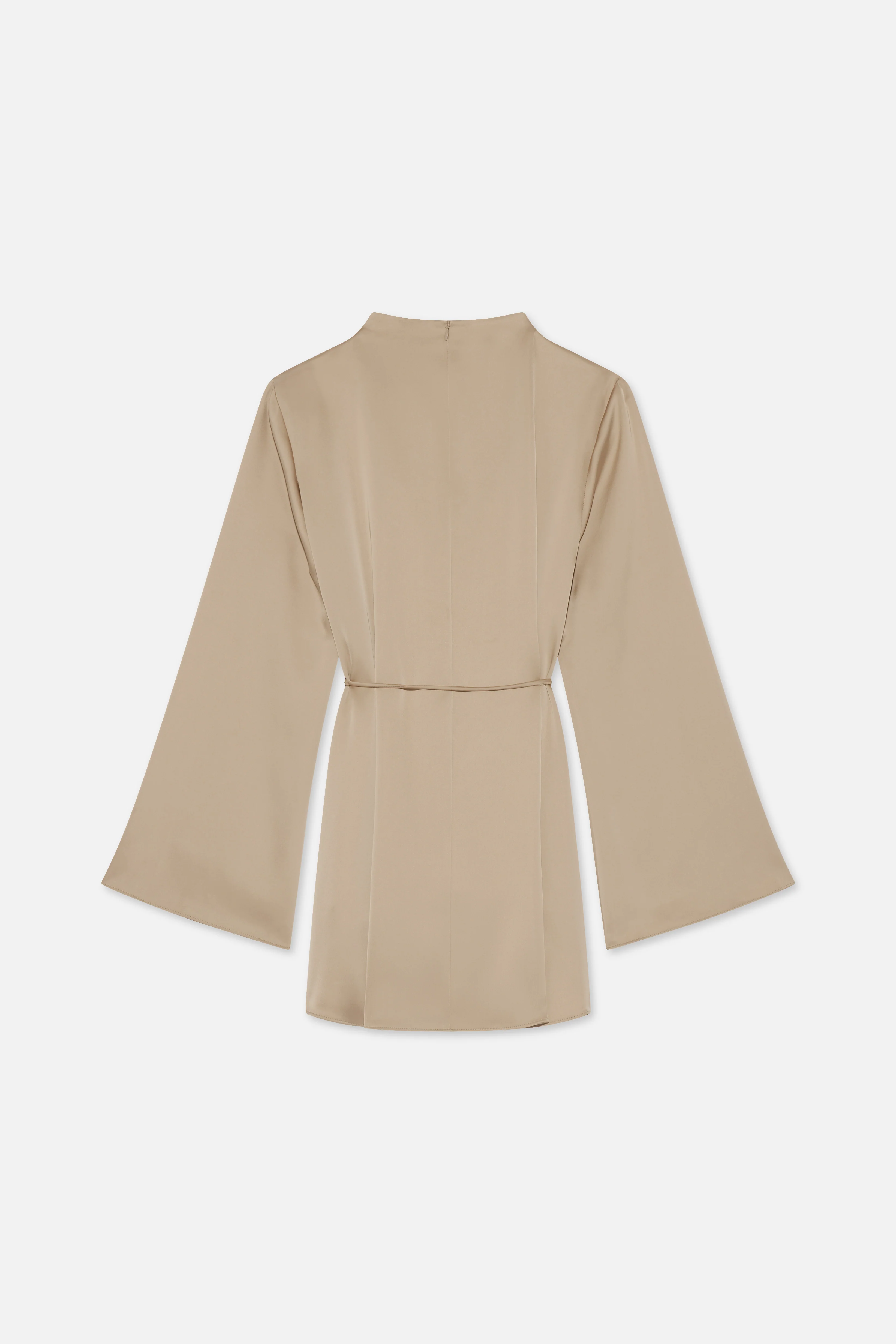 Asymmetric Pleat Blouse | Mocha - Image 6