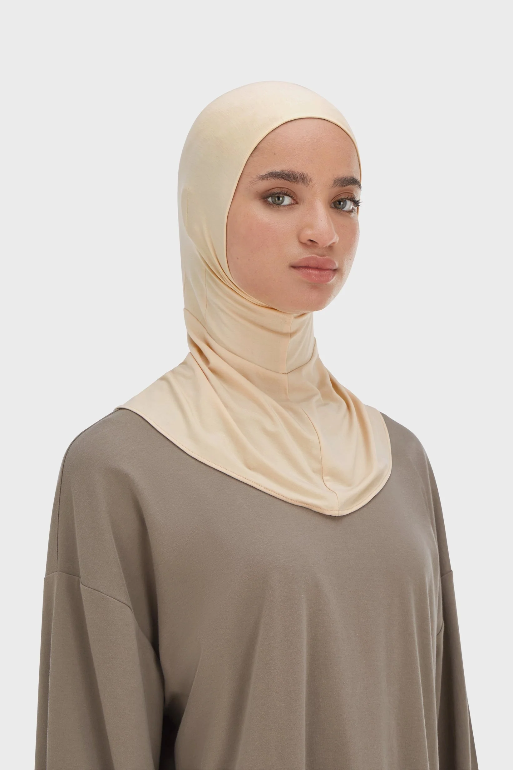 Bamboo Full Cover Underscarf | Warm Butter - Image 2