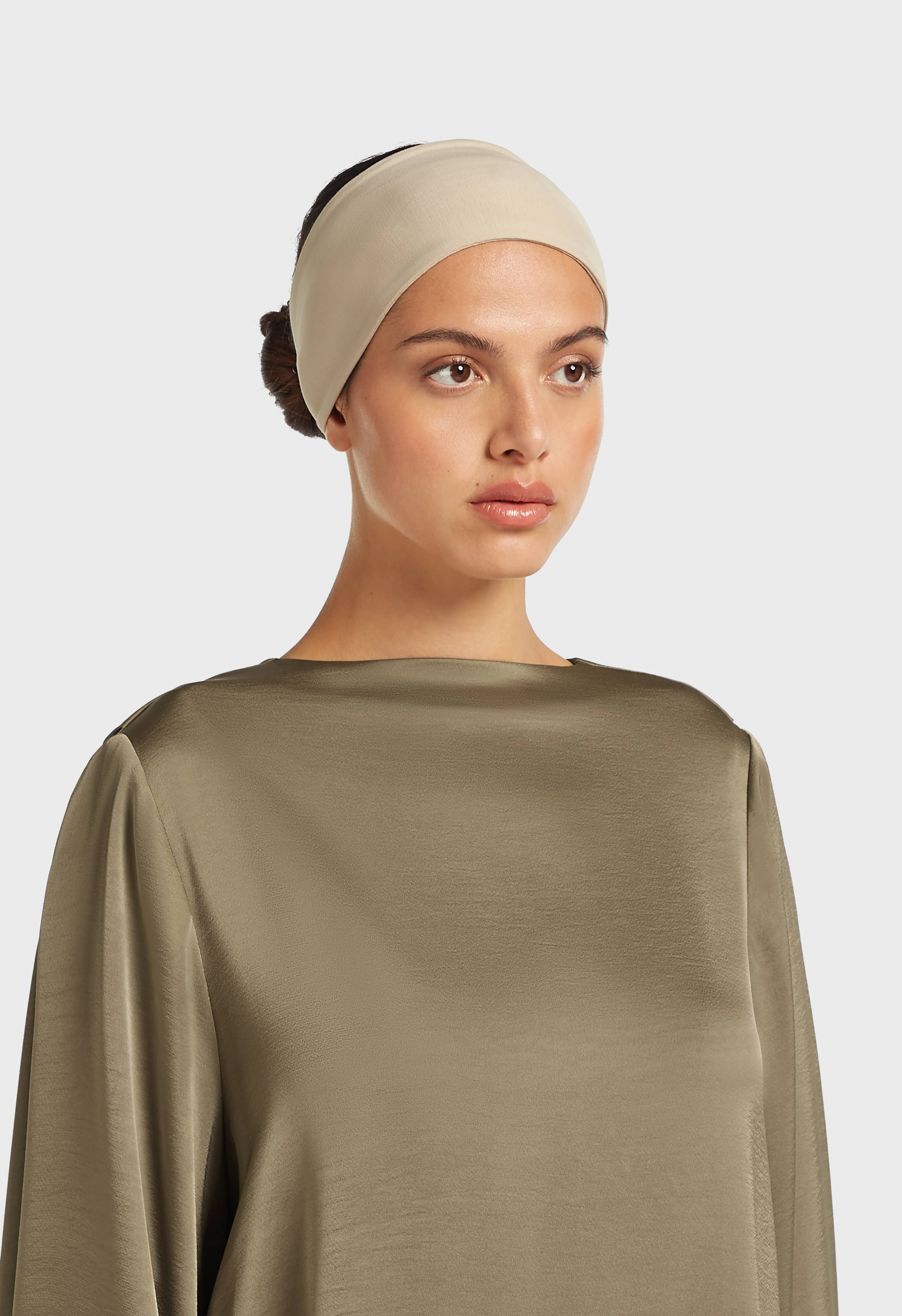 Bamboo Headband | Grey Tan - Image 2