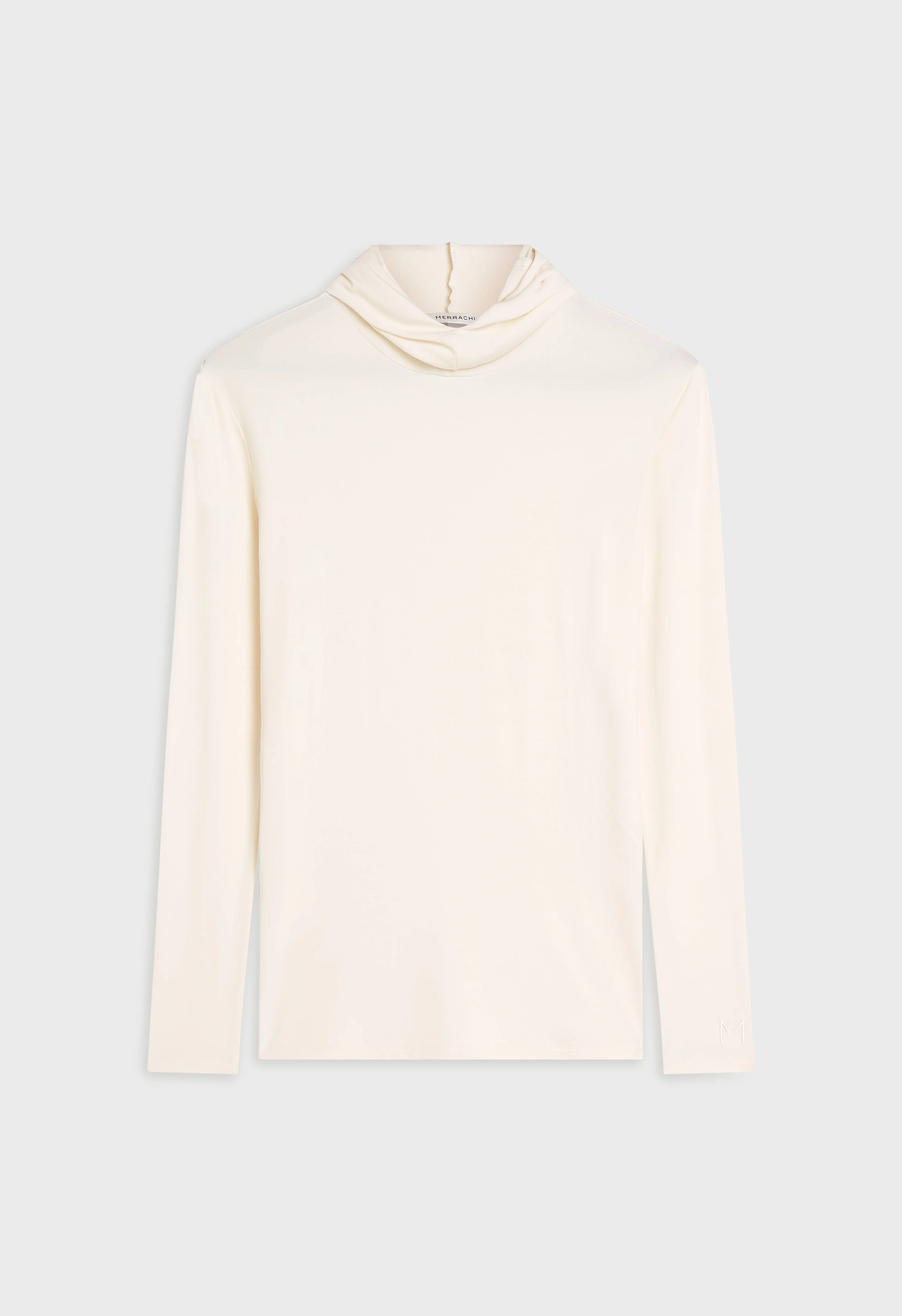 Bamboo Hijab Top | Off White - Image 3