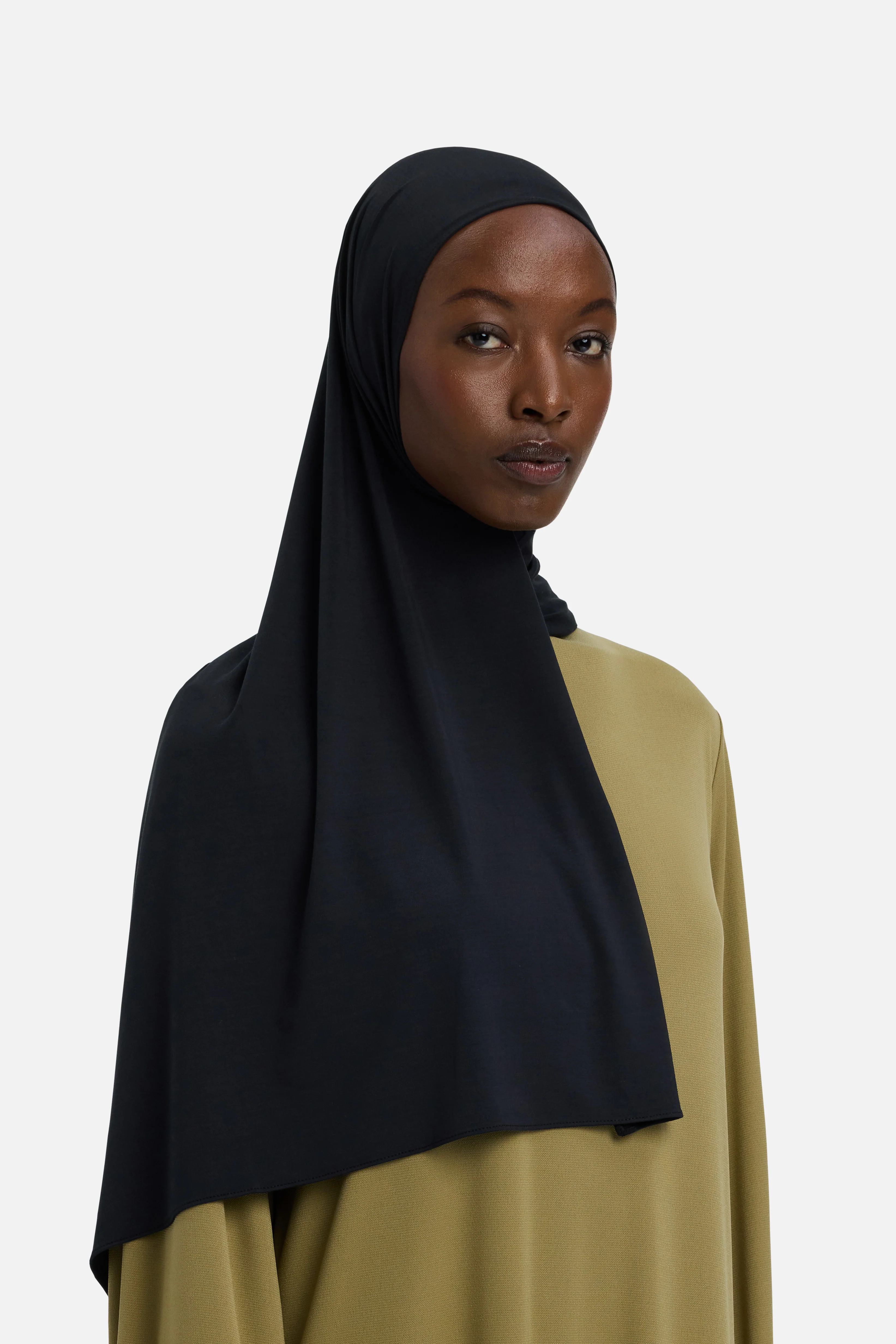 Bamboo Jersey Scarf | Black - Image 2
