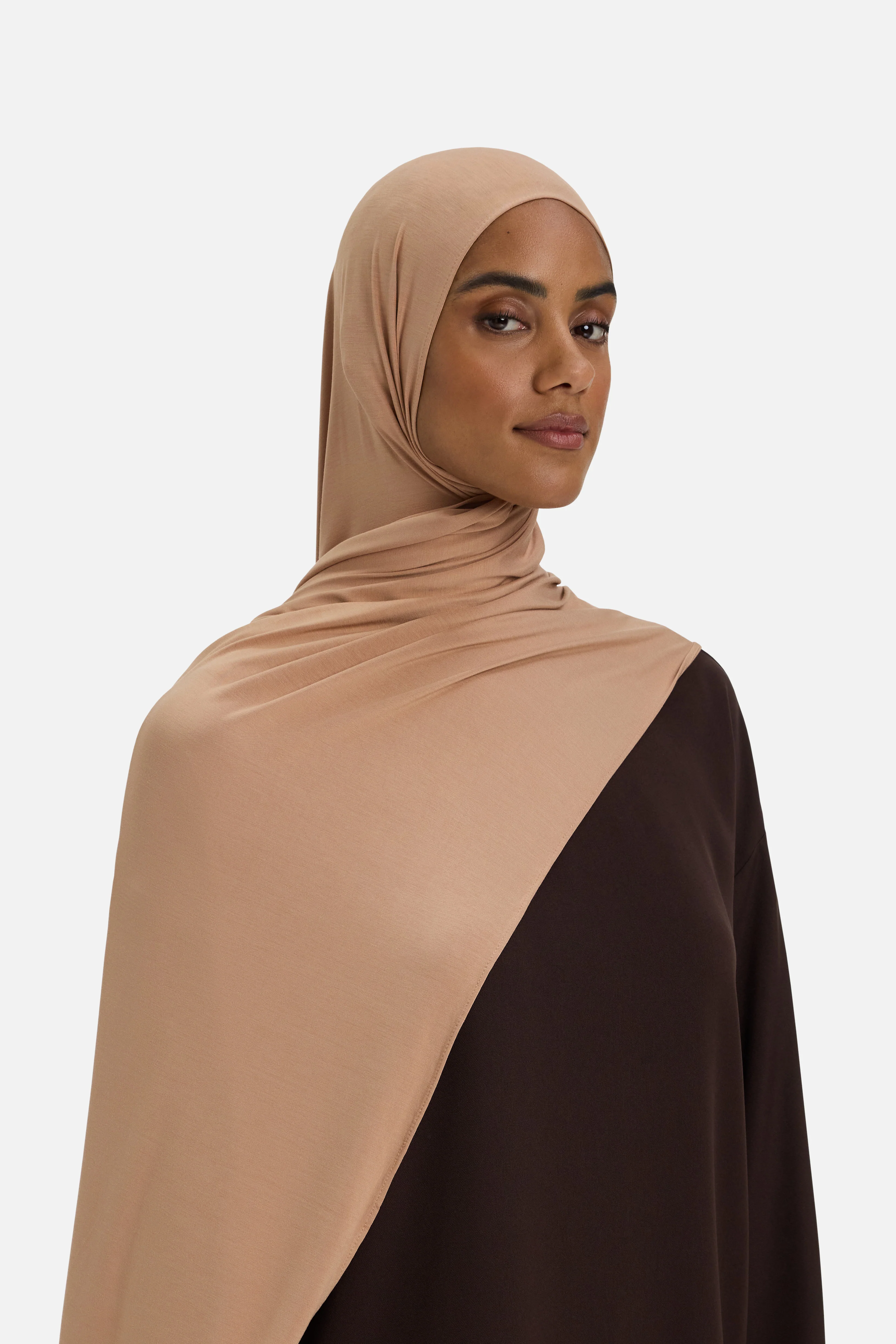 Bamboo Jersey Scarf | Burnt Caramel - Image 2