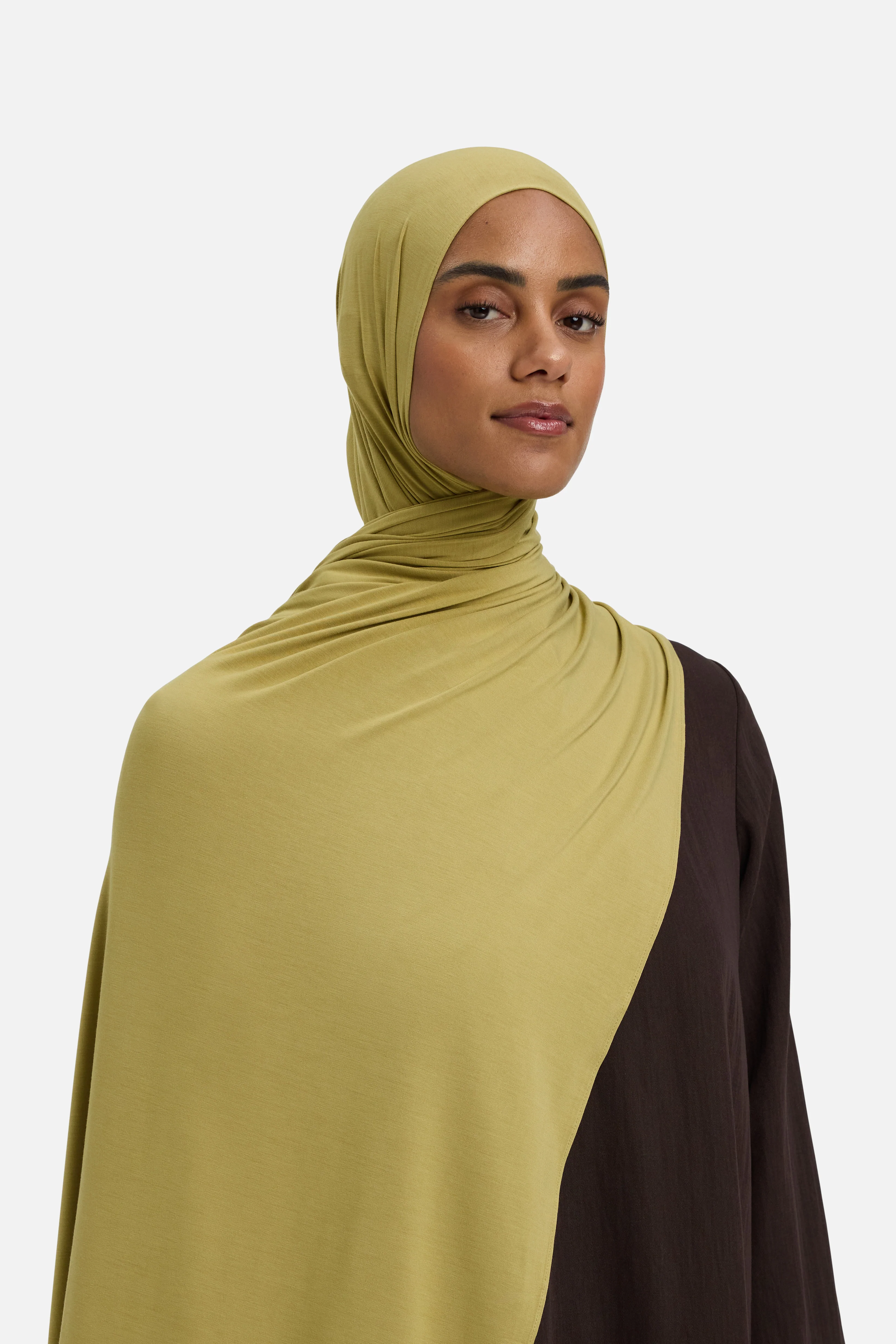Bamboo Jersey Scarf | Dark Pistachio - Image 2