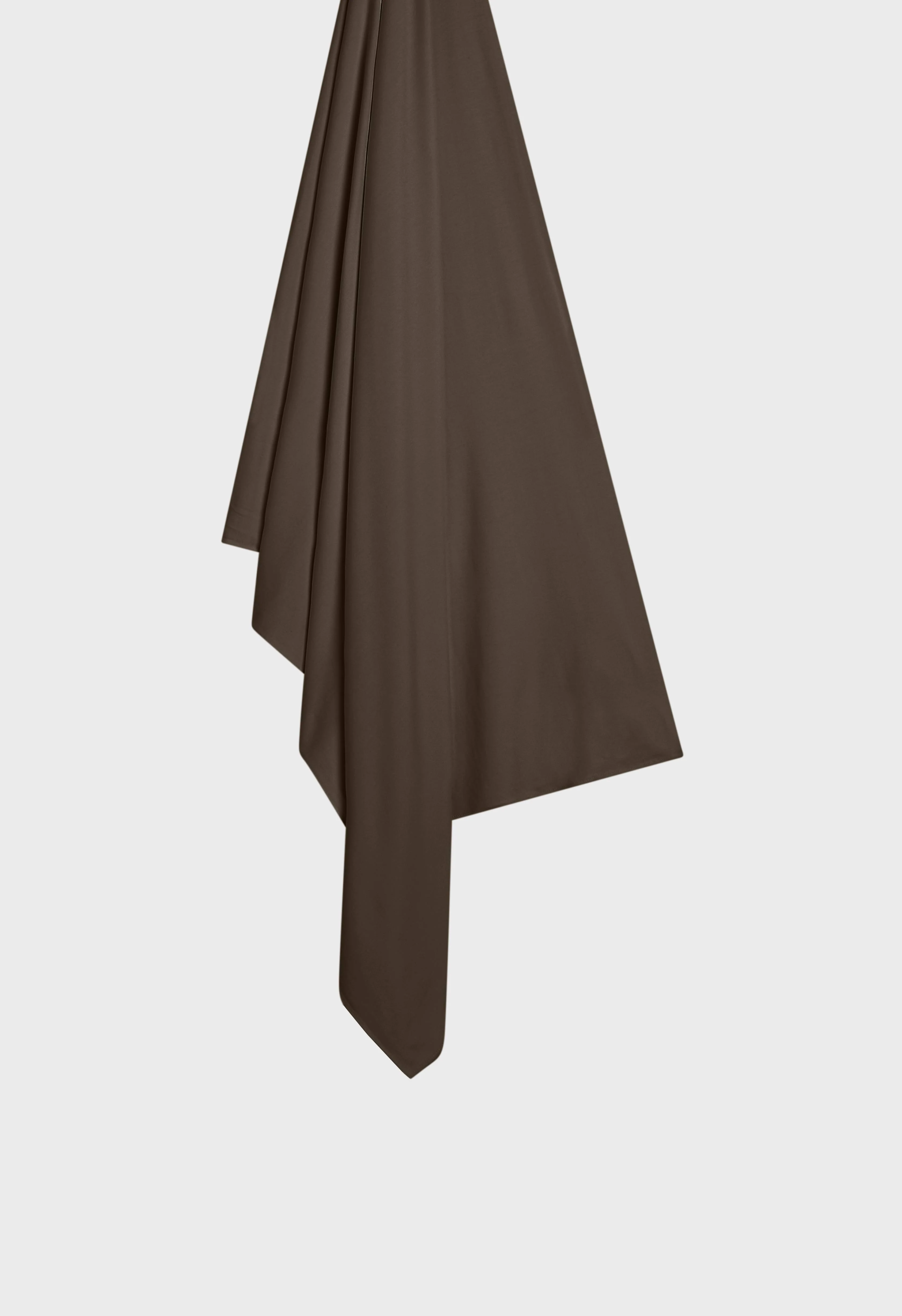 Bamboo Jersey Scarf | Deep Brown - Image 3