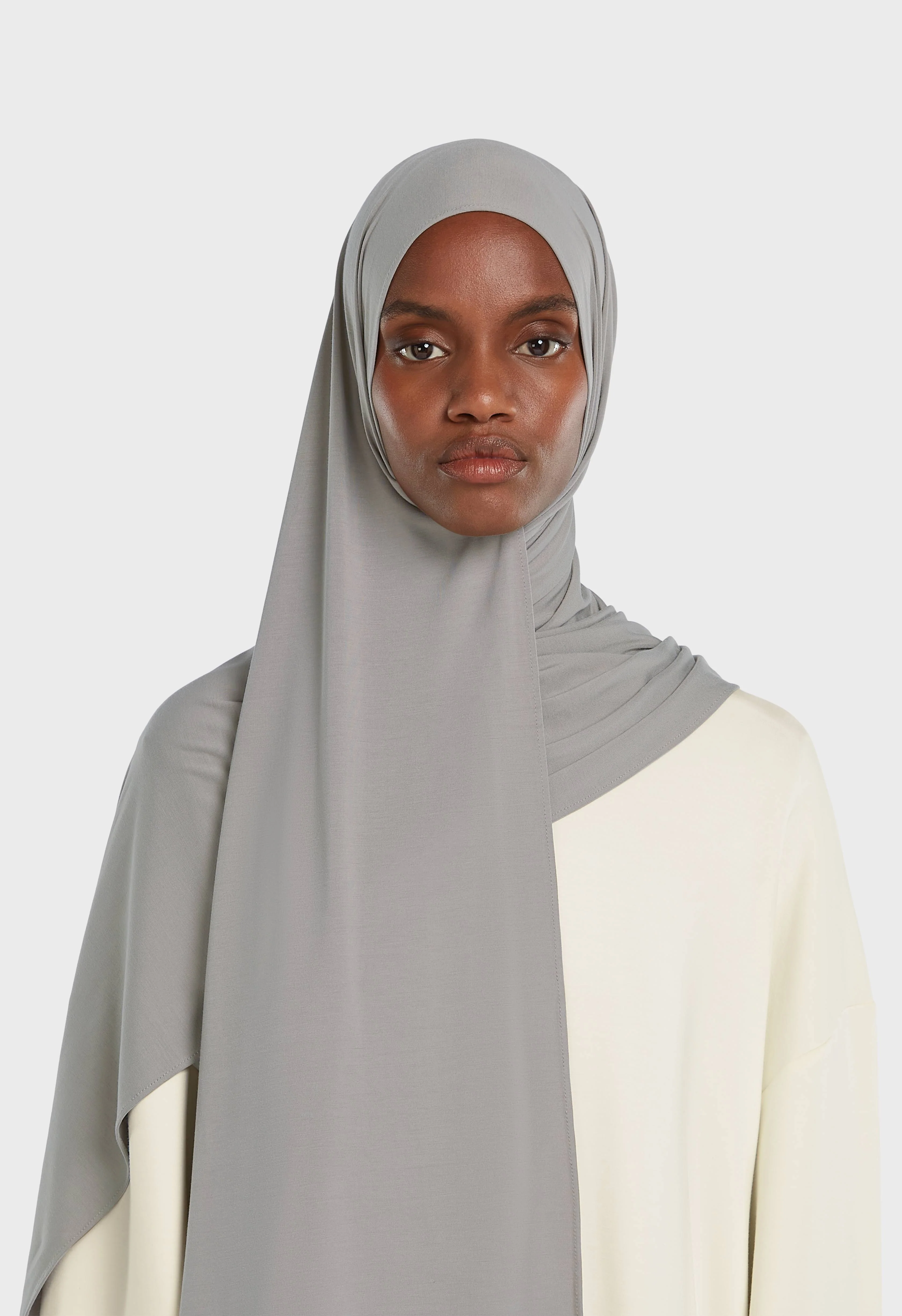 Bamboo Jersey Scarf | Pebble