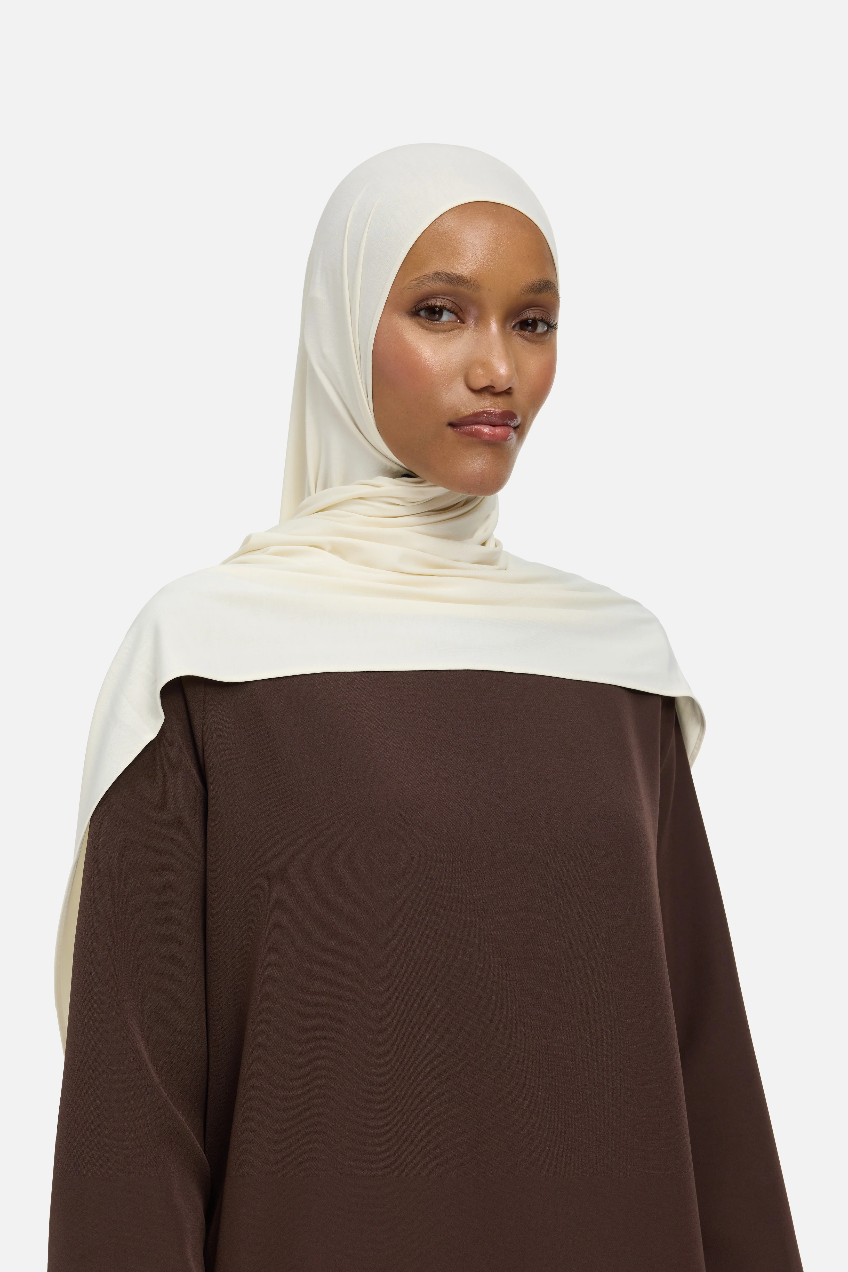 Bamboo Jersey Scarf | Porcelain - Image 2