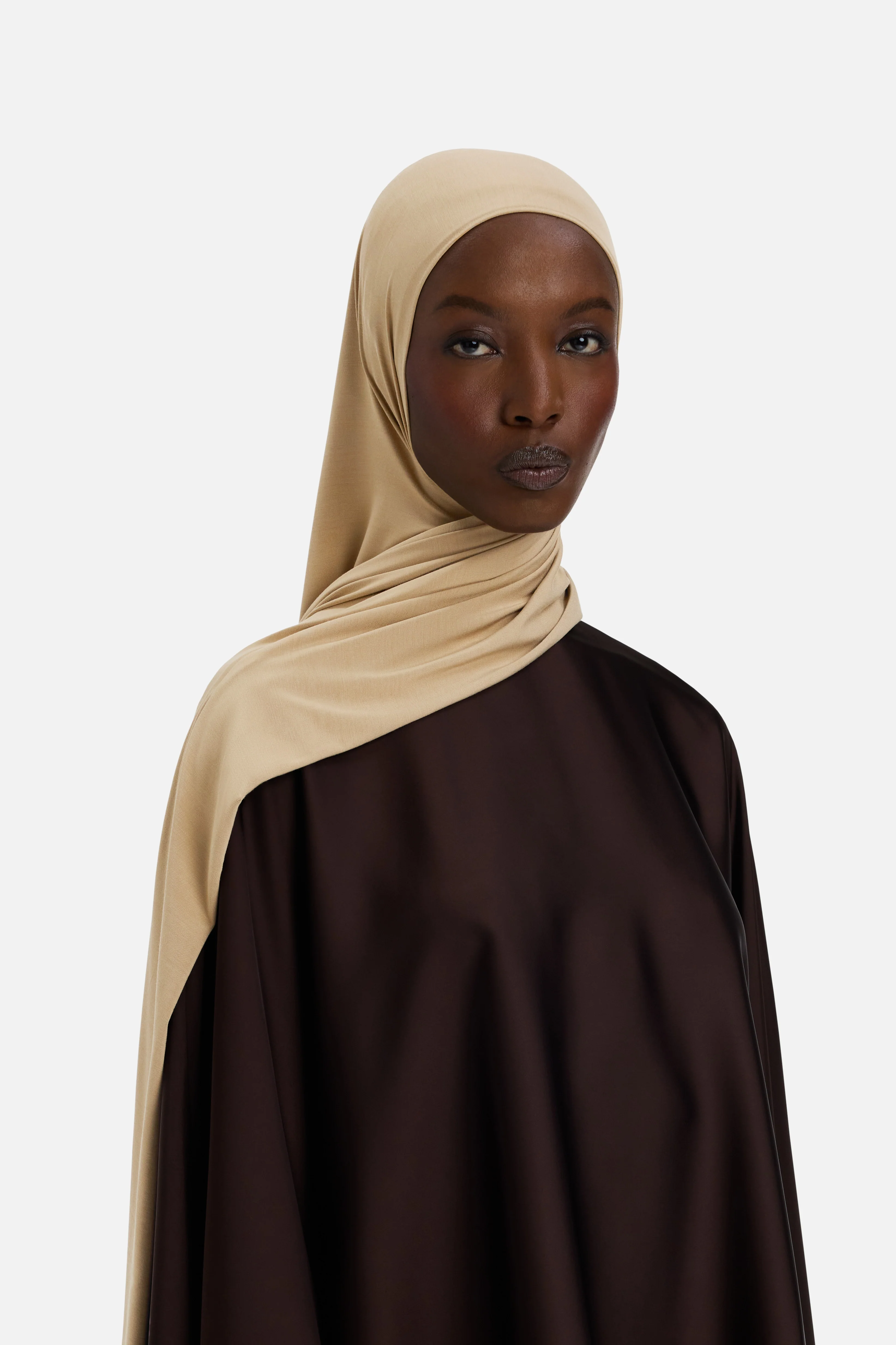 Bamboo Jersey Scarf | Soft Toffee - Image 2