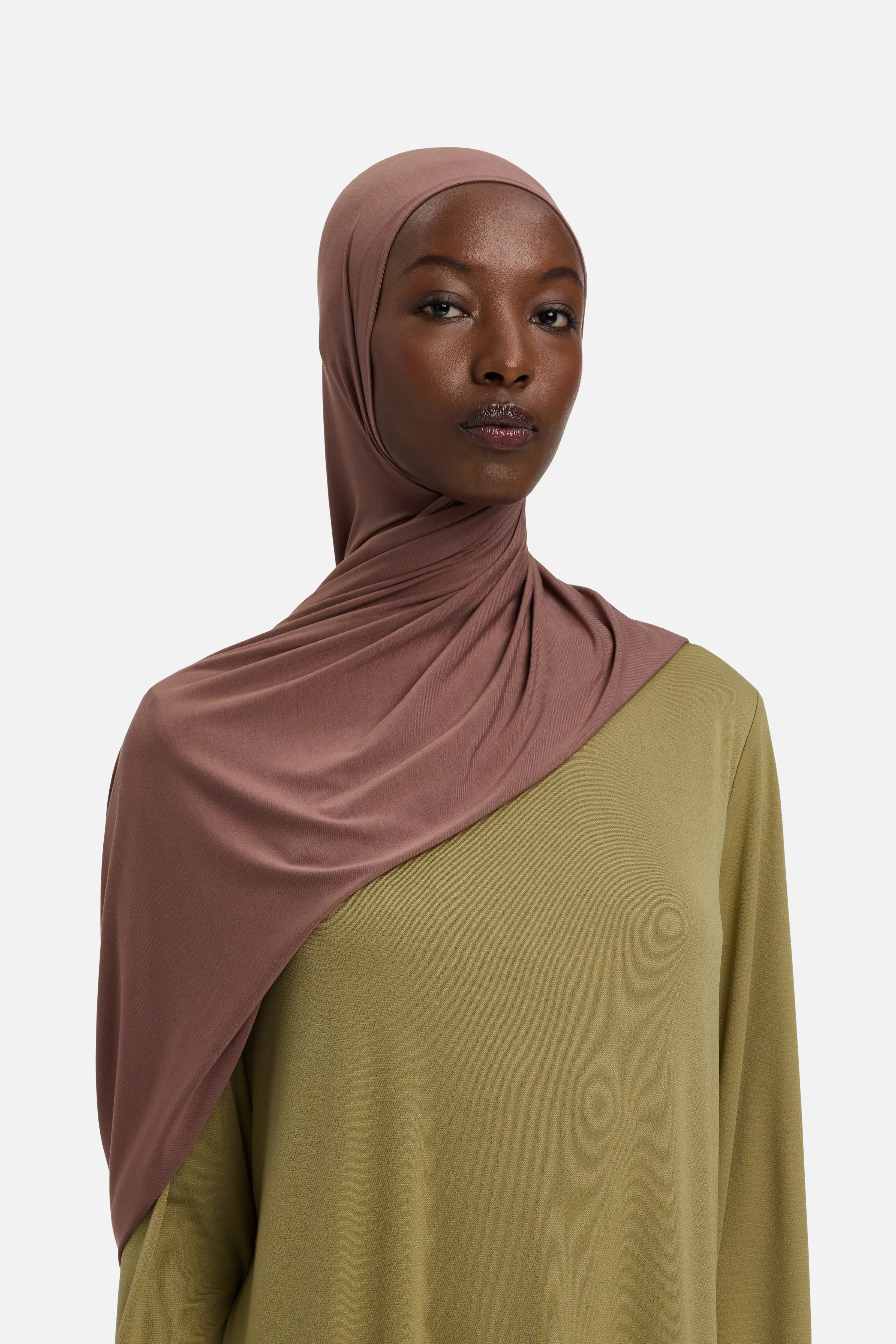 Bamboo Jersey Scarf | Terracotta - Image 2