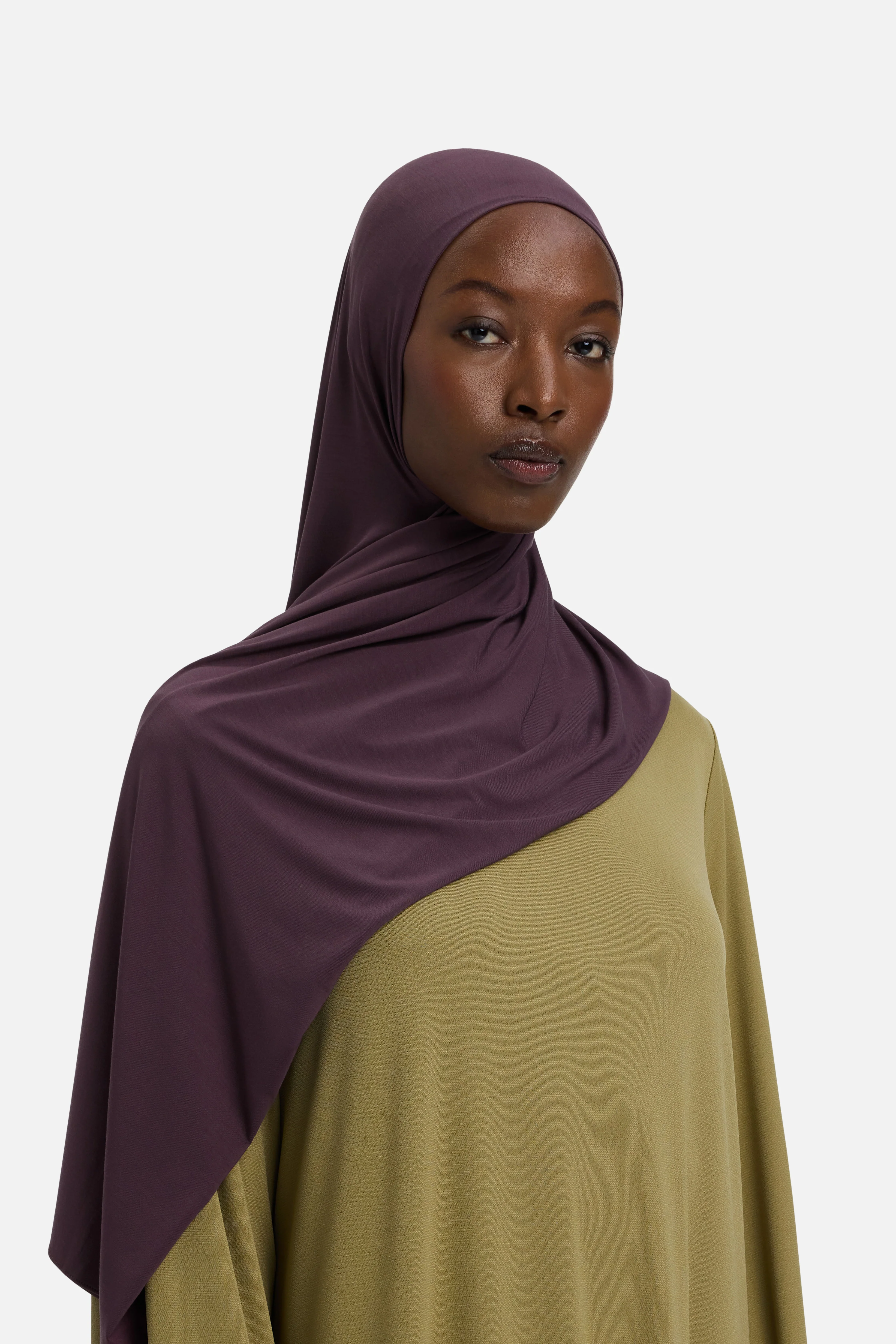 Bamboo Jersey Scarf | Vintage Purple - Image 2
