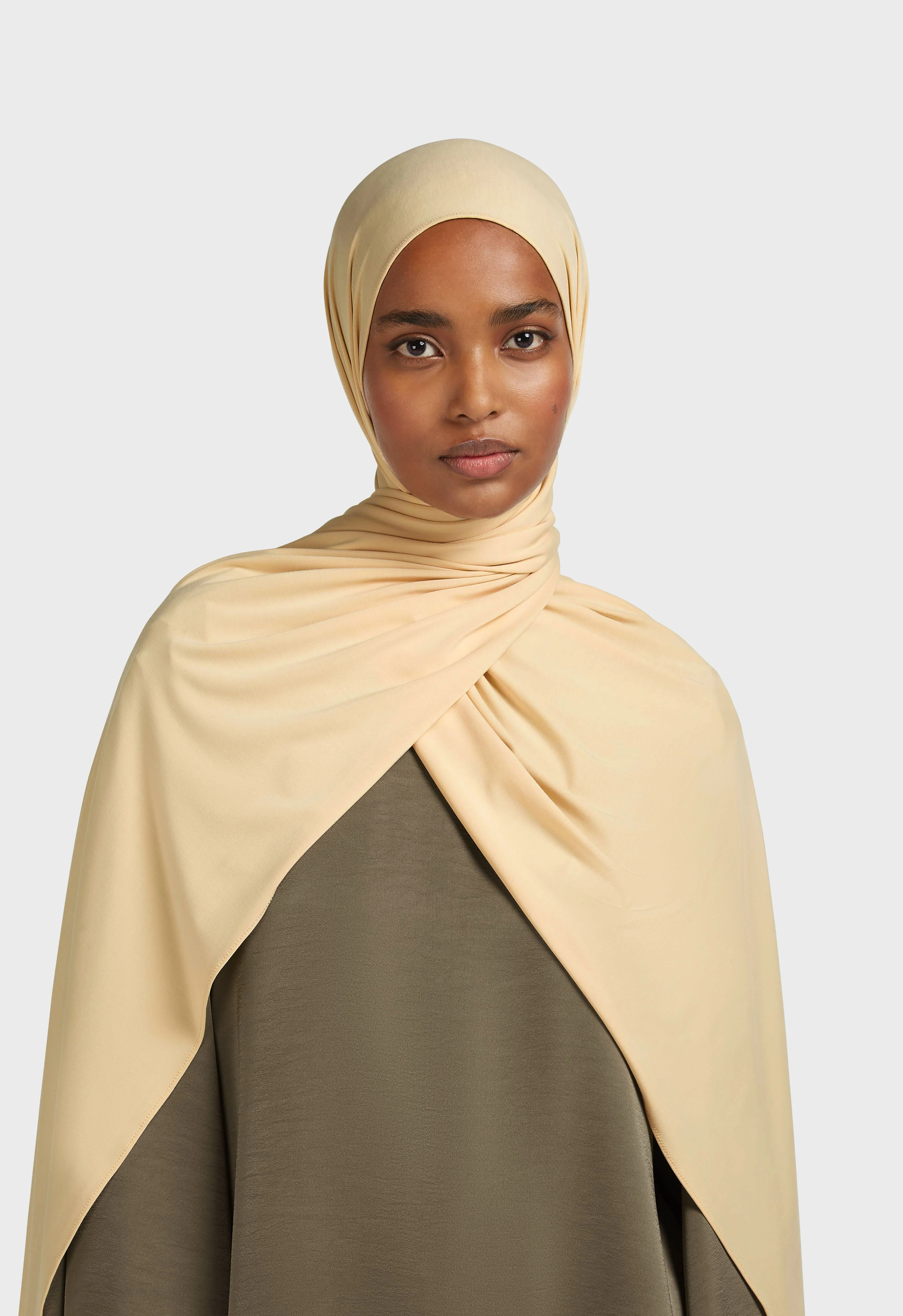 Bamboo Jersey Scarf | Warm Butter - Image 2