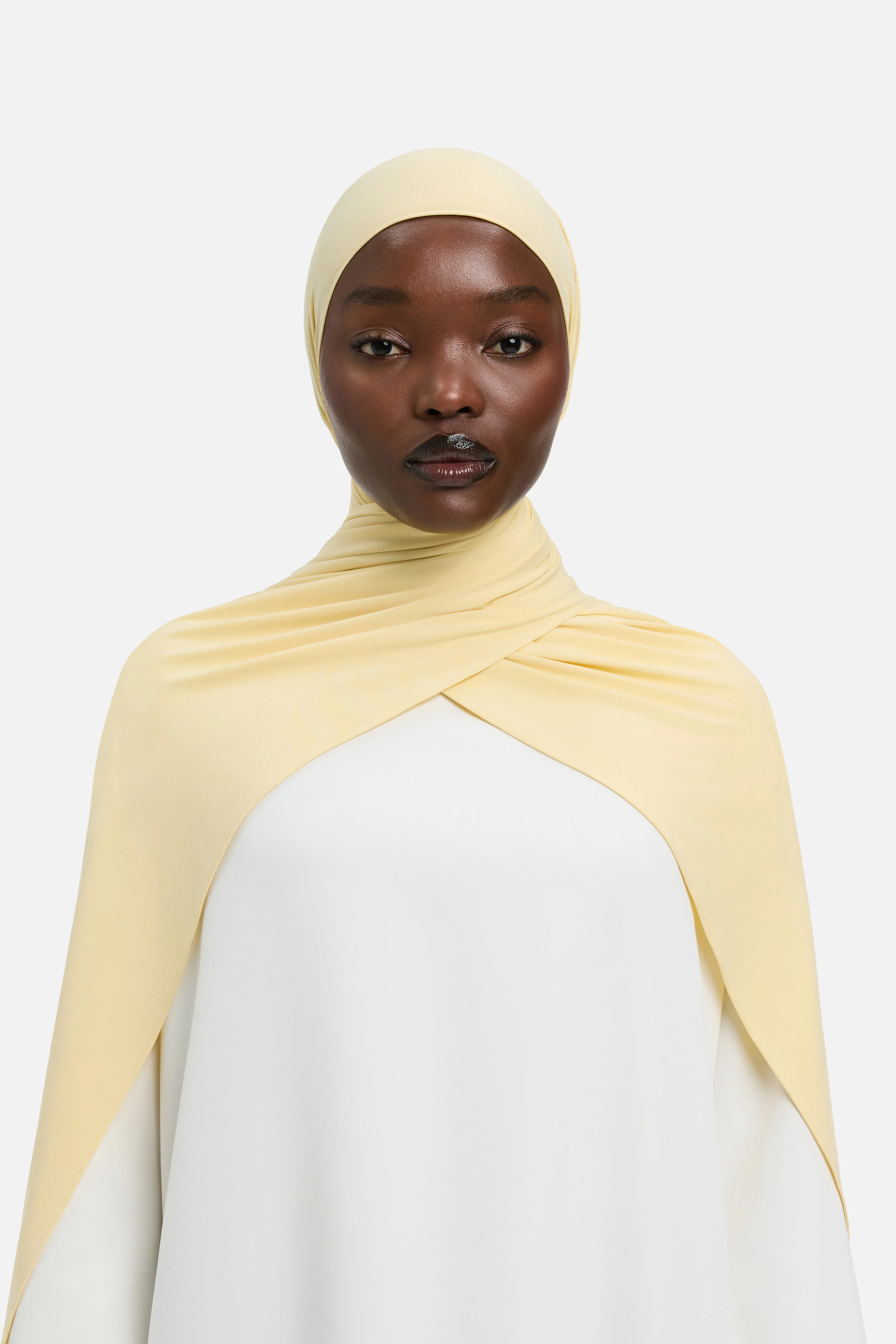 Bamboo Jersey Scarf | White Honey