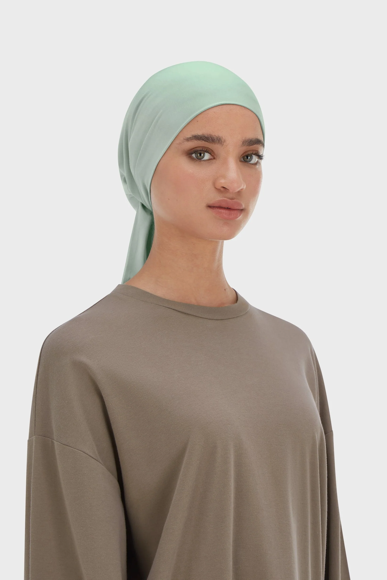 Bamboo Tied Underscarf | Lake - Image 2