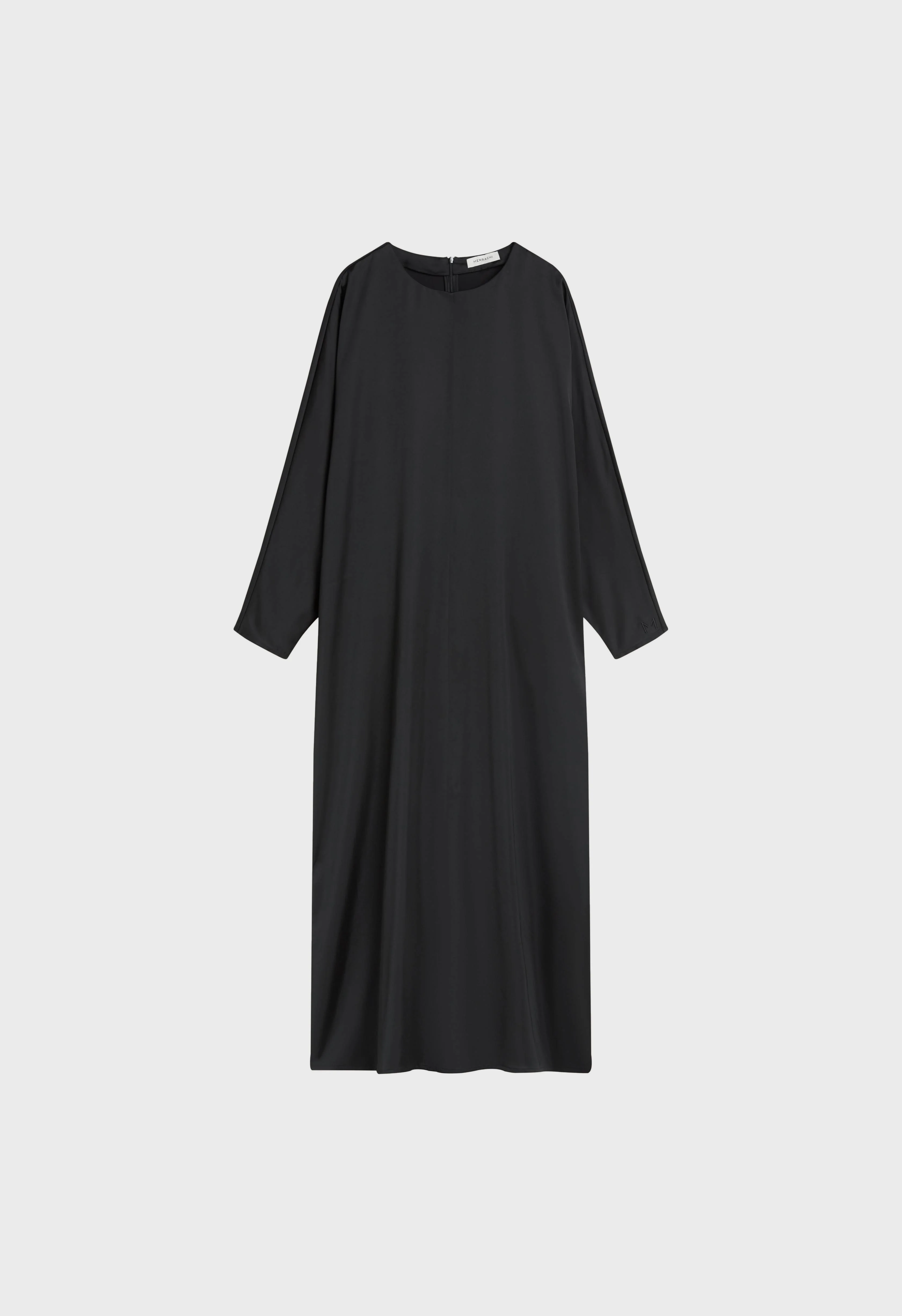 Bat Sleeve Dress | Black - Image 3