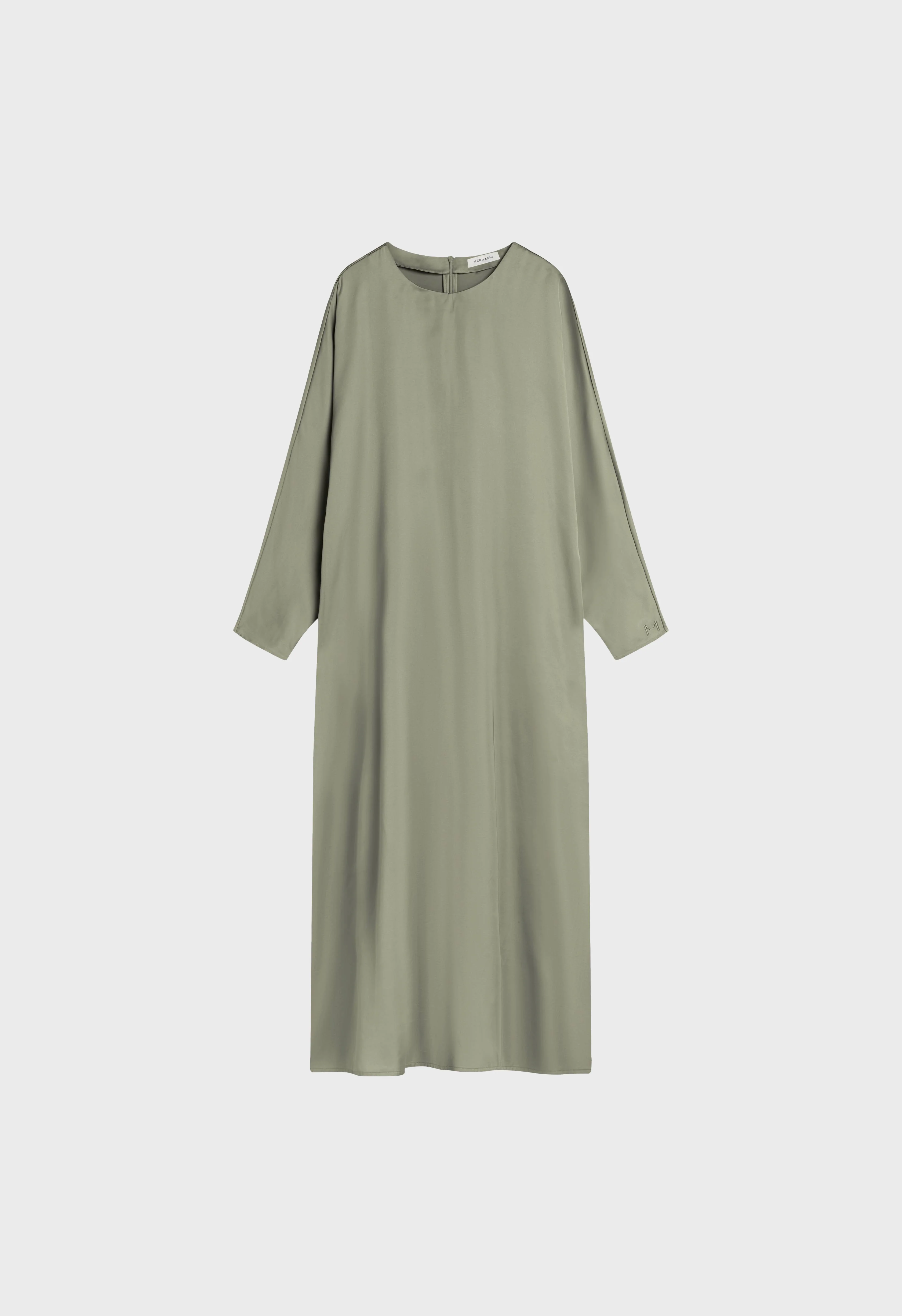 Bat Sleeve Dress | Soft Green - Image 3