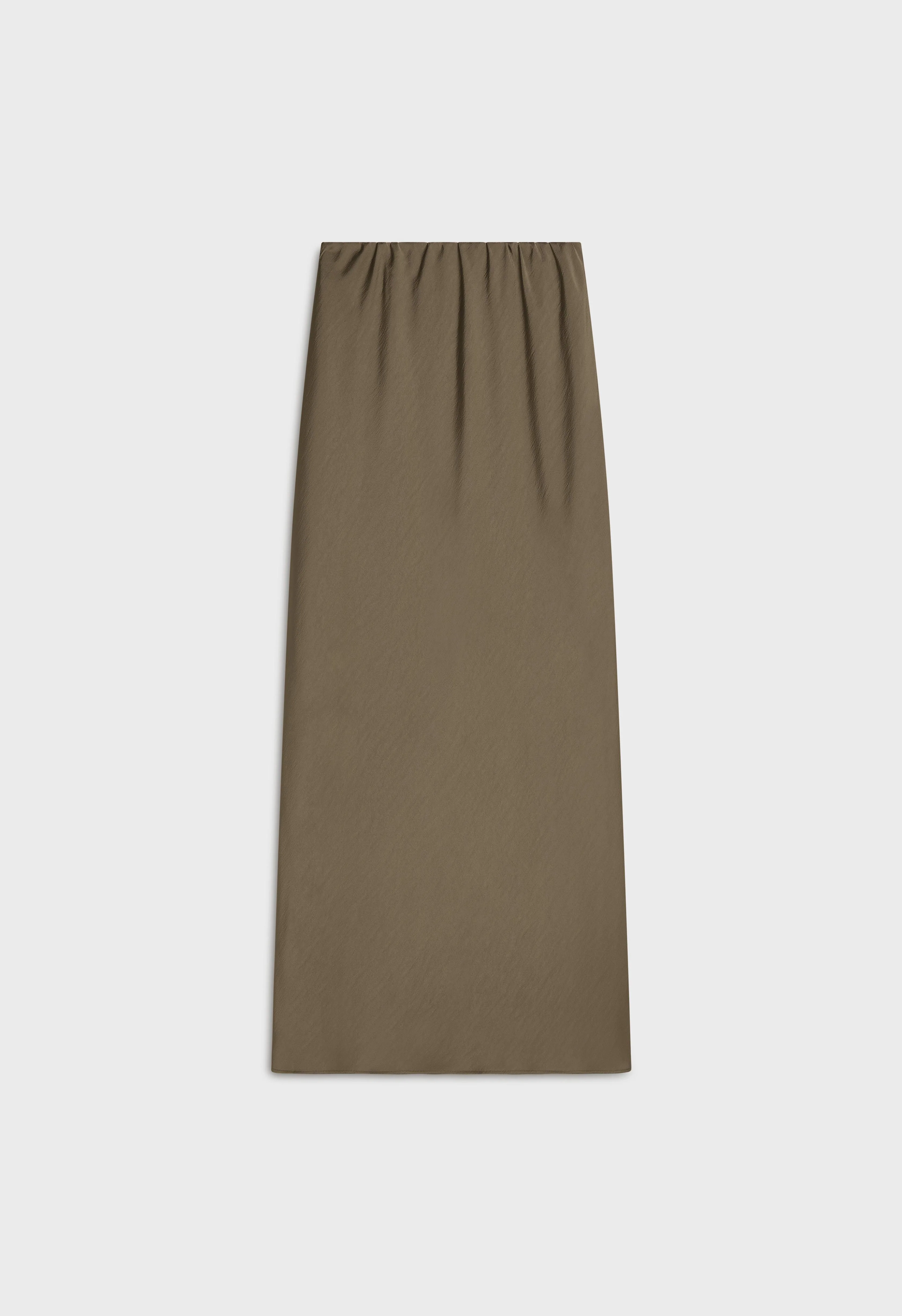 Bias Cut Skirt | Desert Brown - Image 3