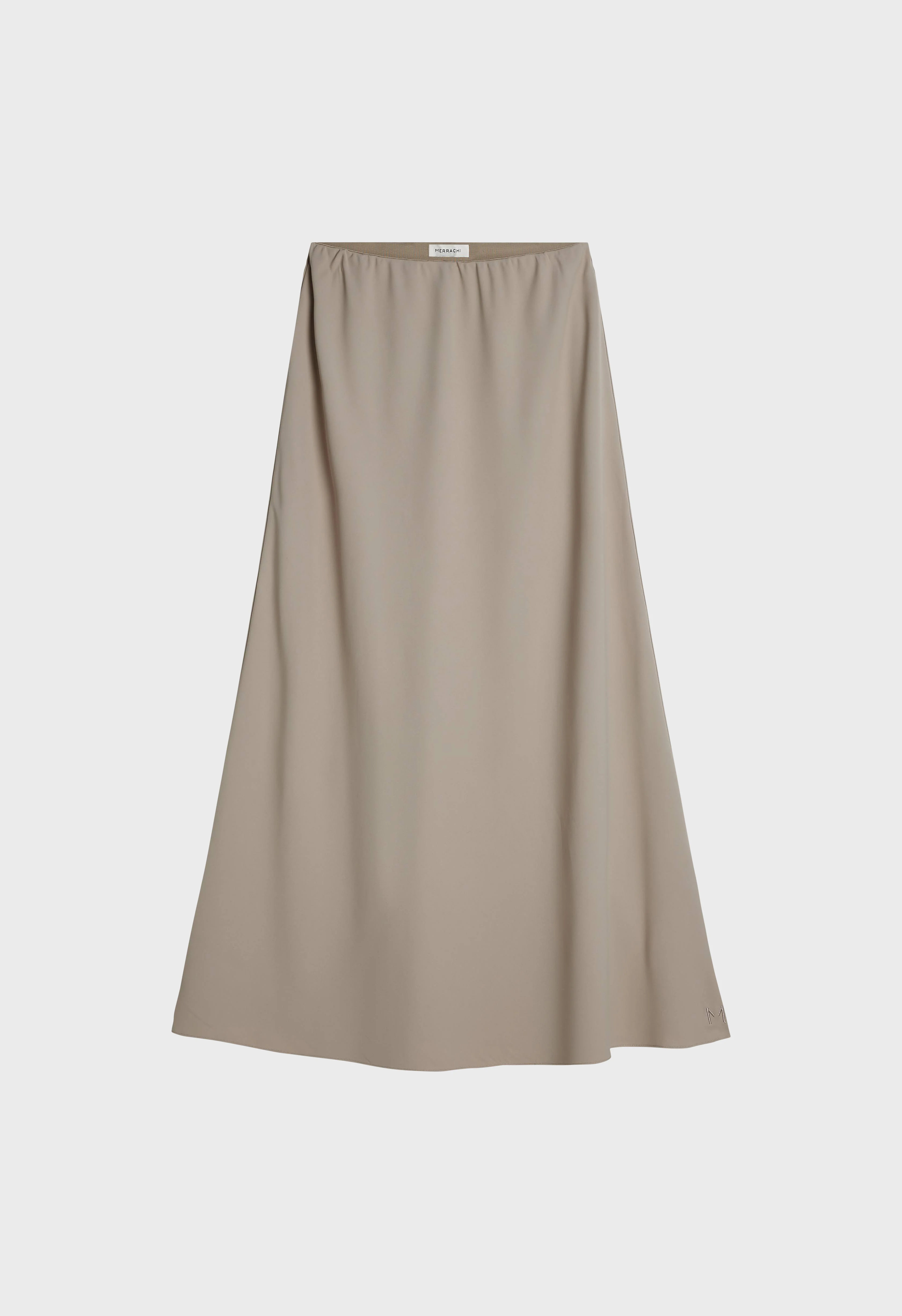 Bias Elastic Skirt | Cashmere - Image 3