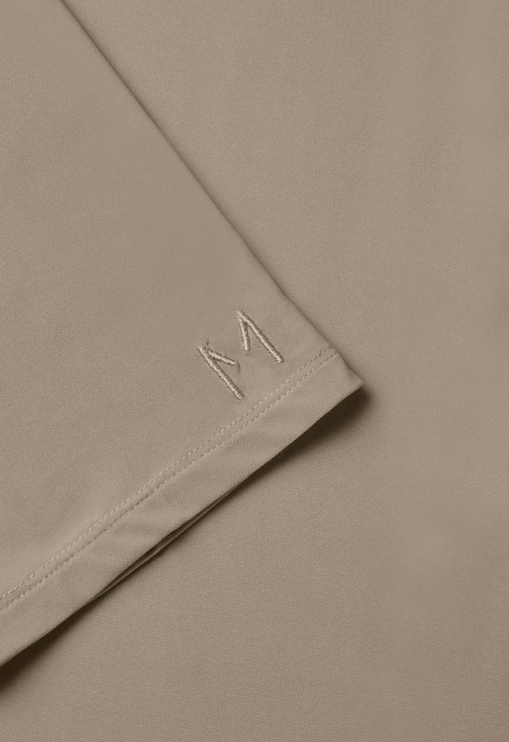 Boat Neck Dress | Light Khaki - Image 5