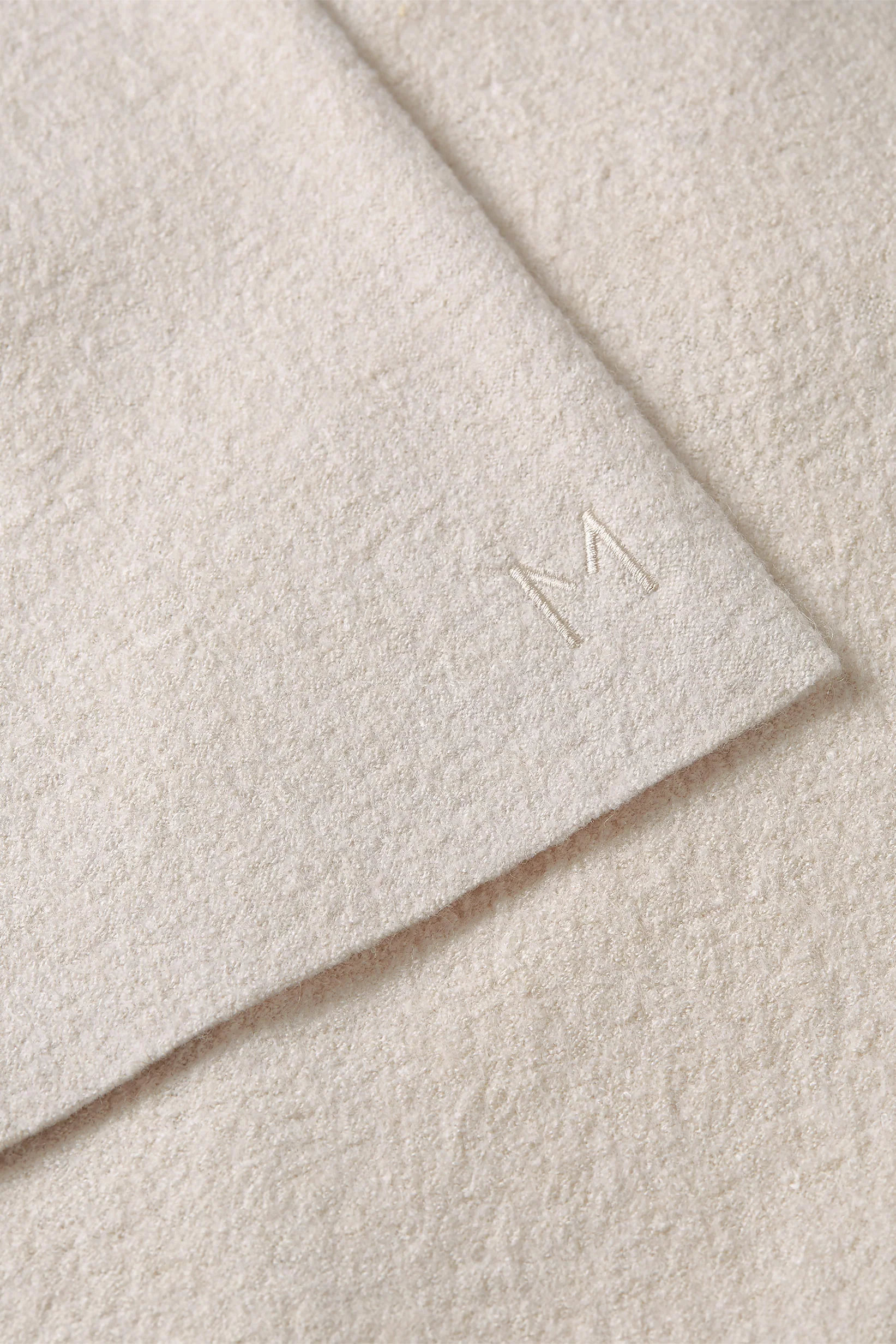 Boiled Wool Abaya | Soft Taupe - Image 5