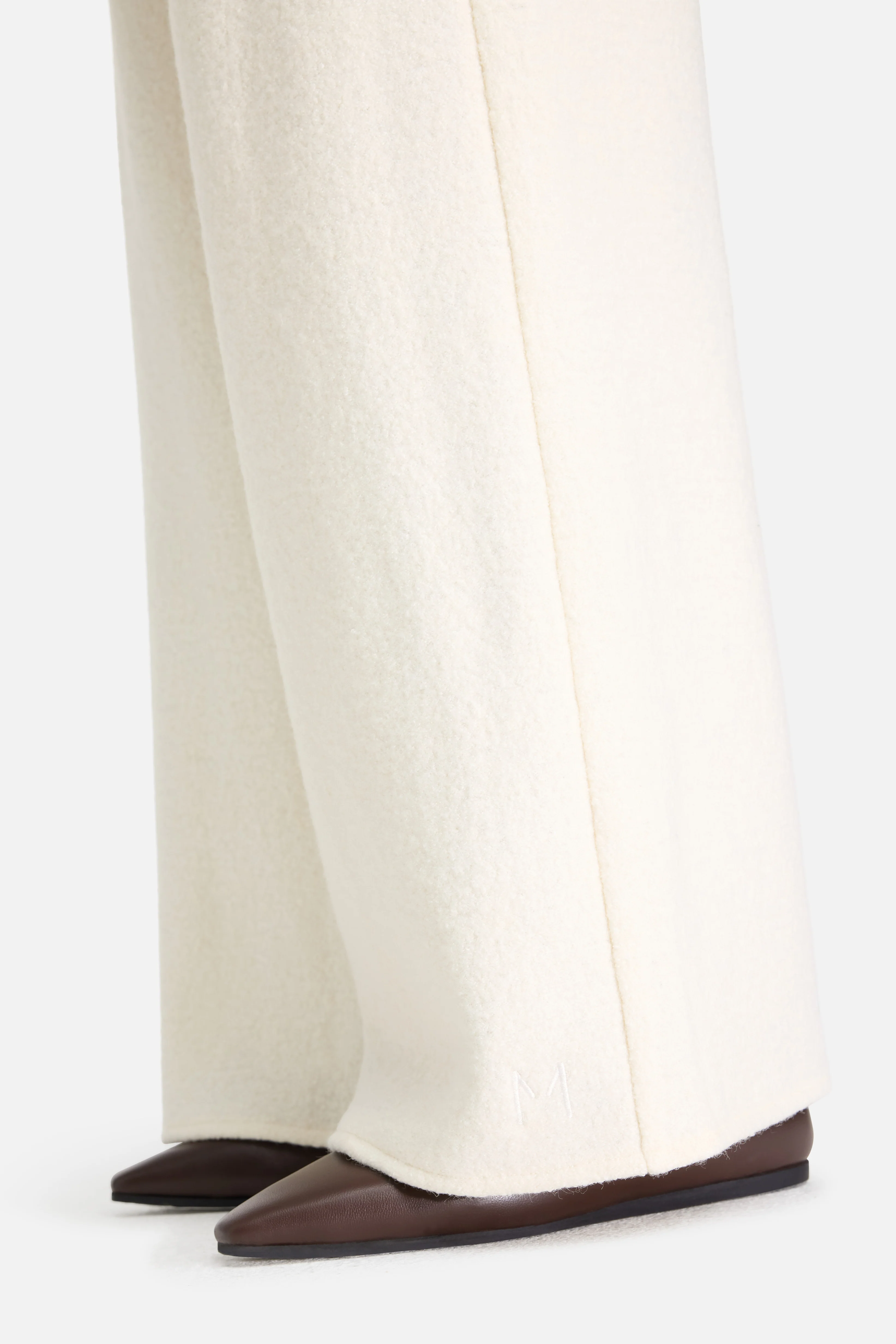 Boucle Jersey Pants | Cloud White - Image 4