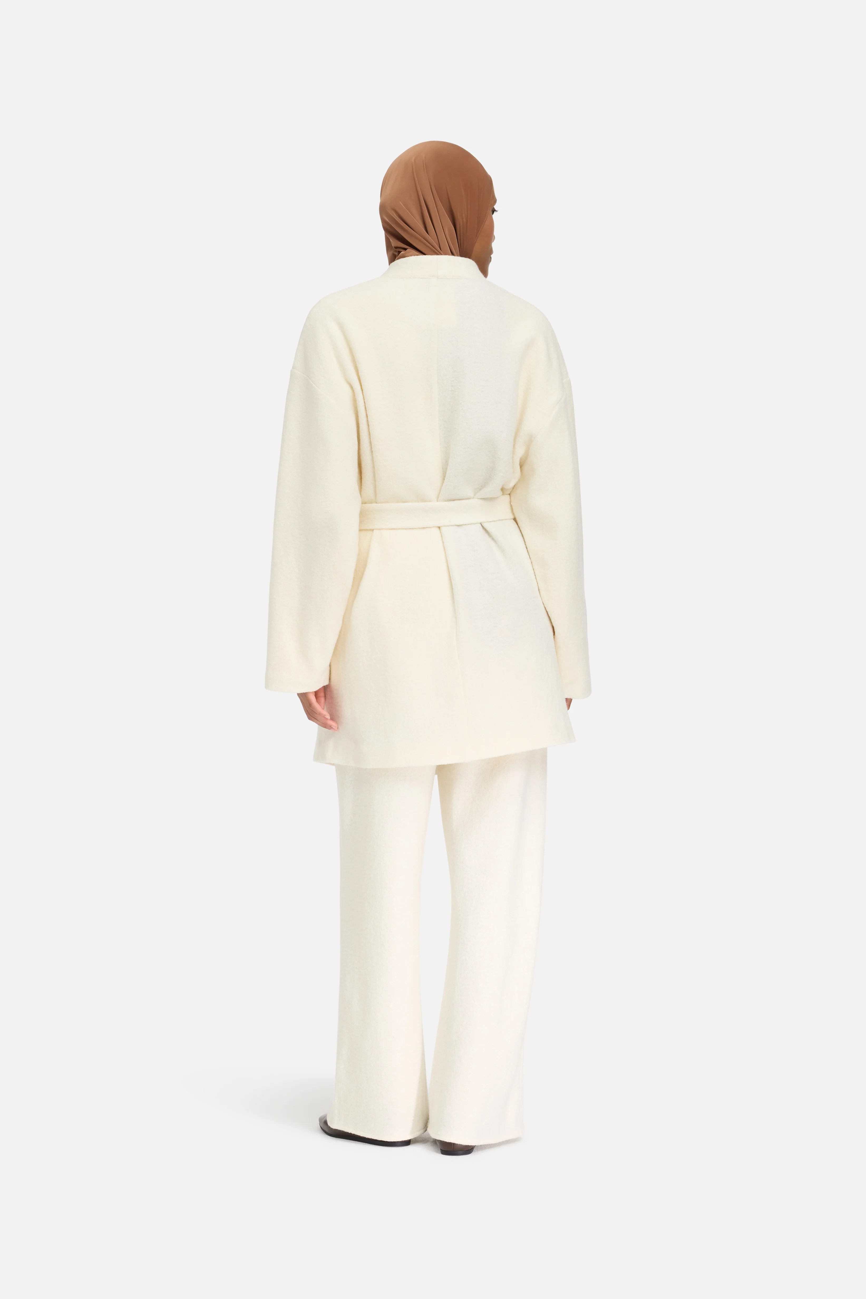 Boucle Jersey Pants | Cloud White - Image 5
