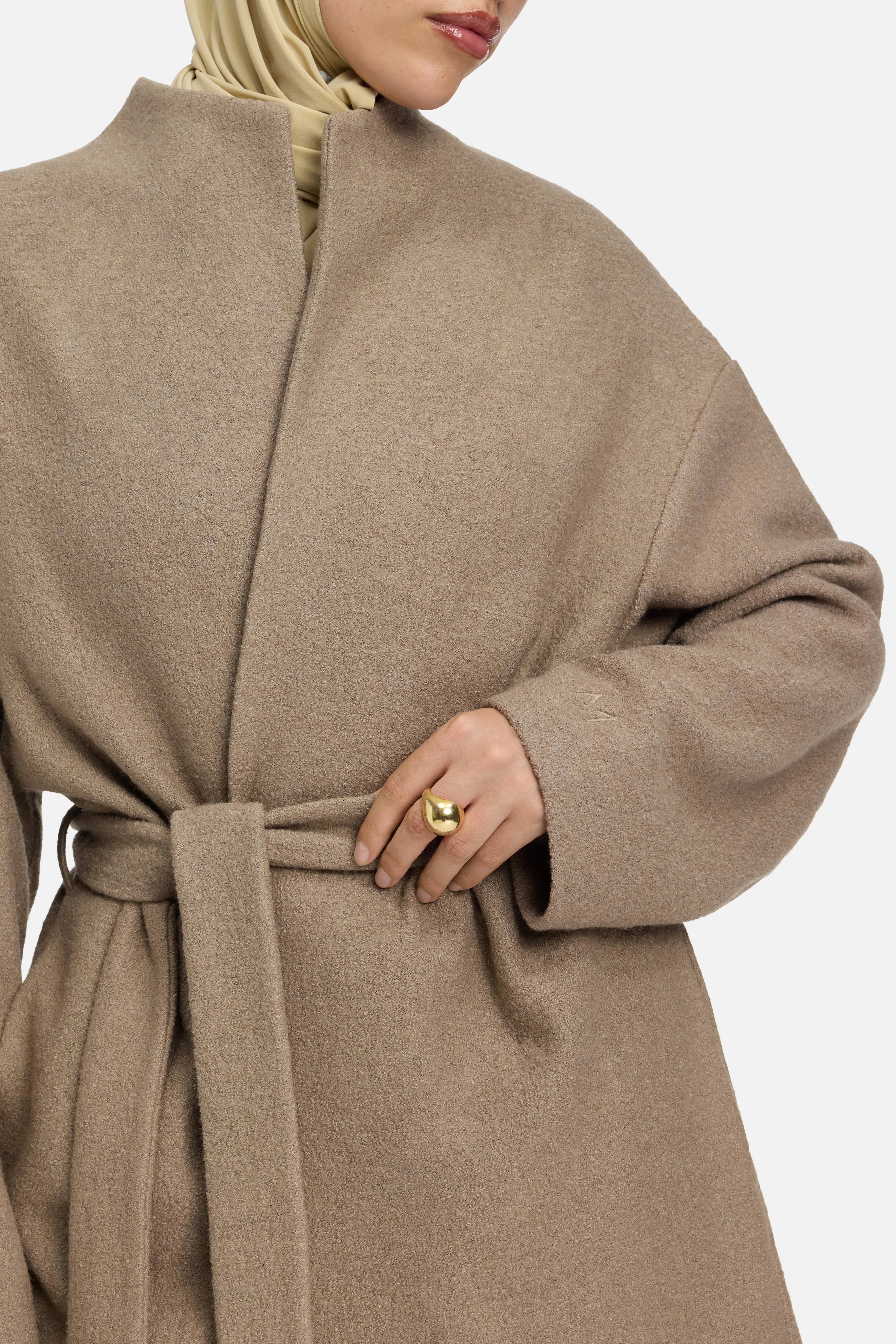 Boucle Jersey Pants | Khaki - Image 4