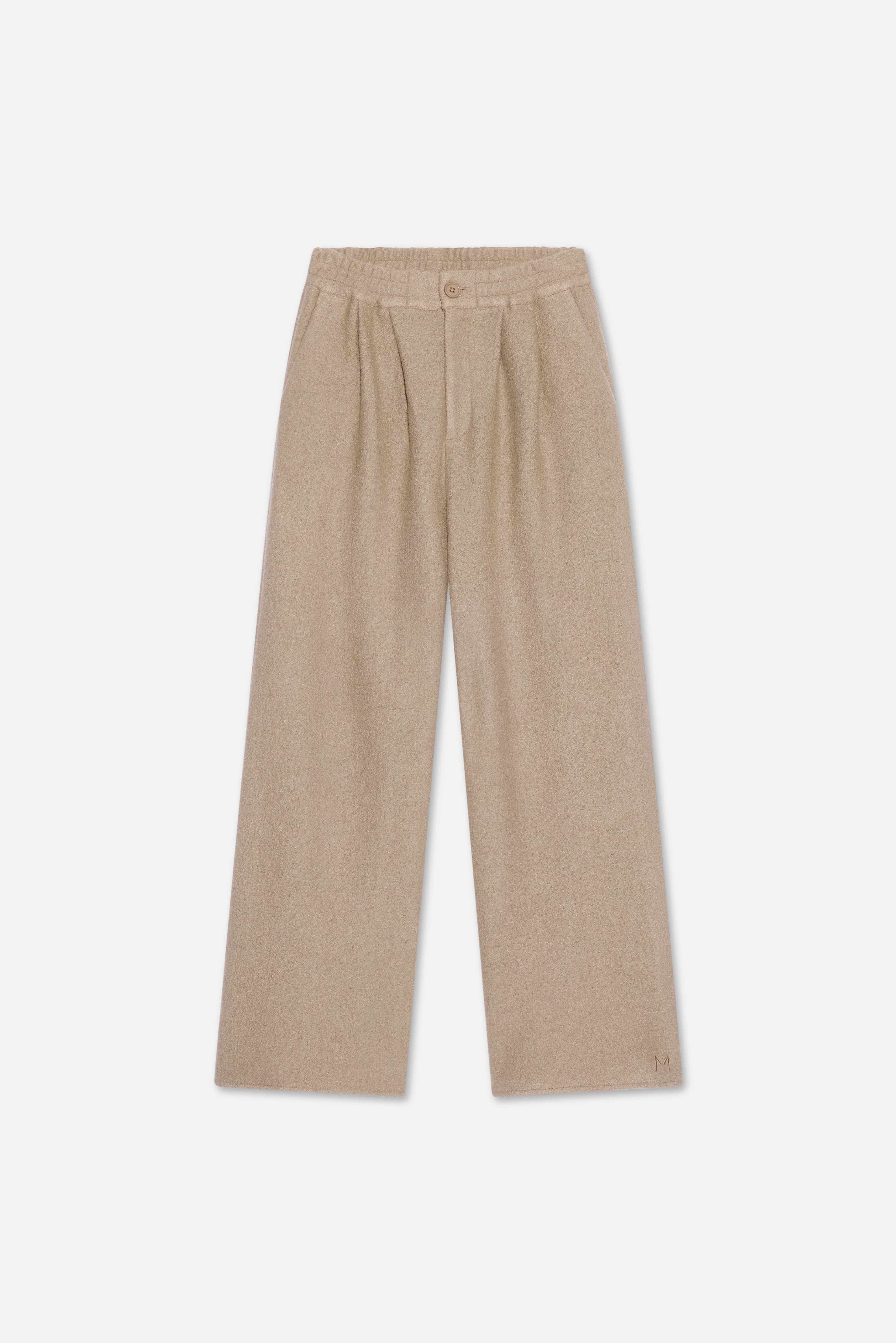 Boucle Jersey Pants | Khaki - Image 6
