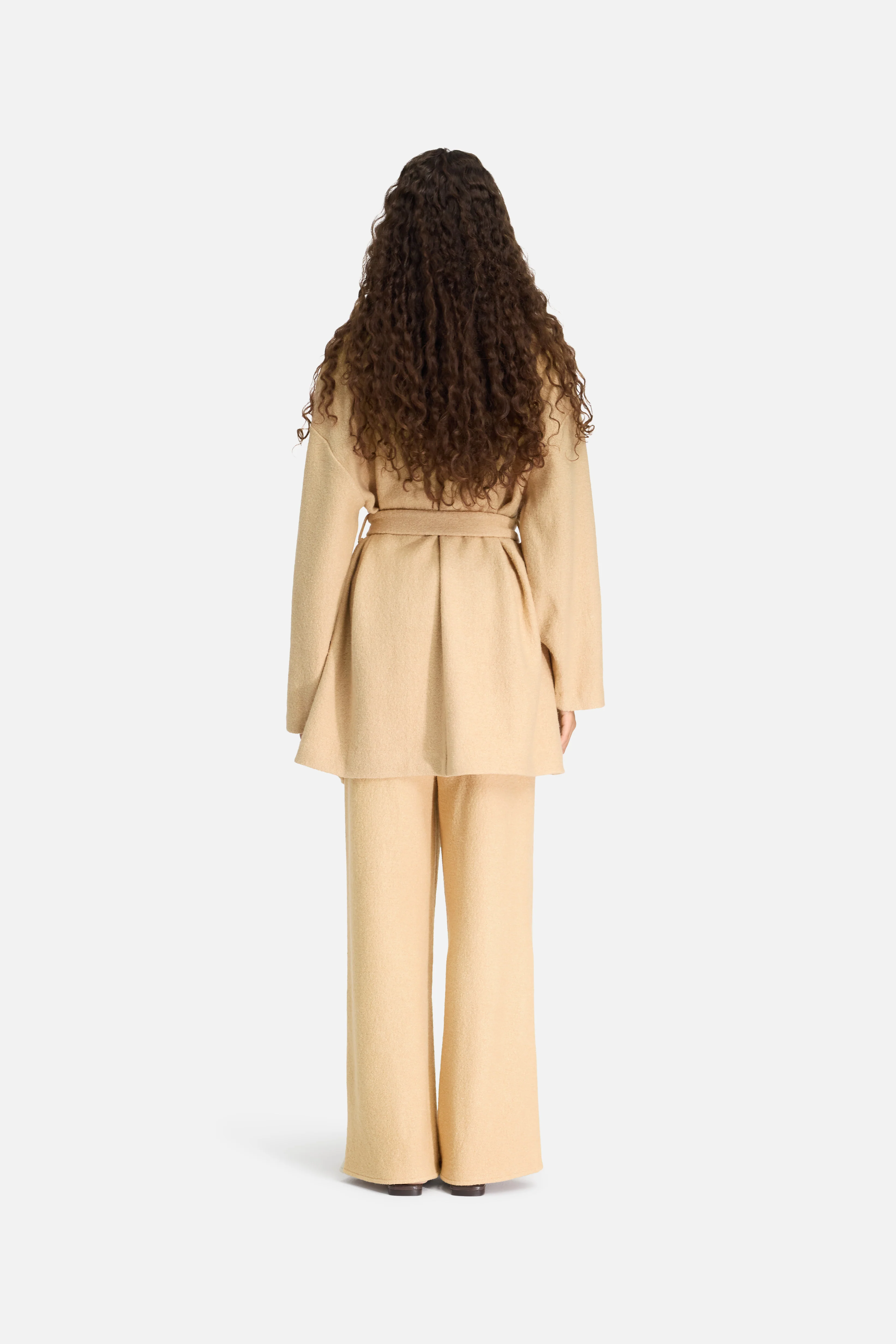Boucle Jersey Pants | White Honey - Image 3