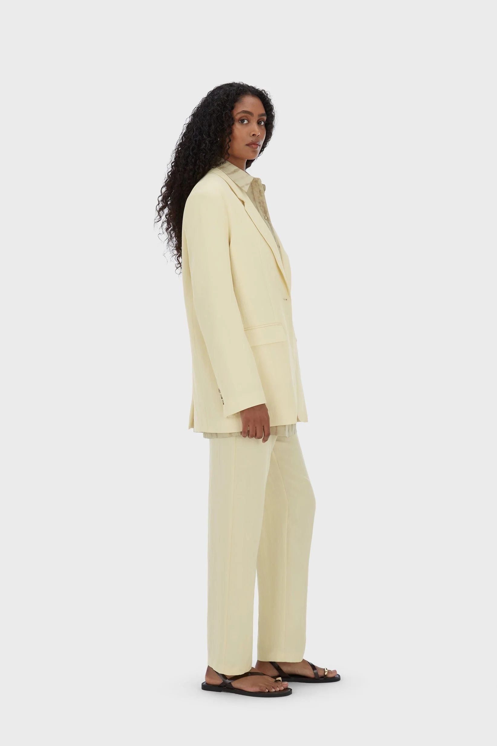 Box Fit Blazer | Sorbet - Image 2