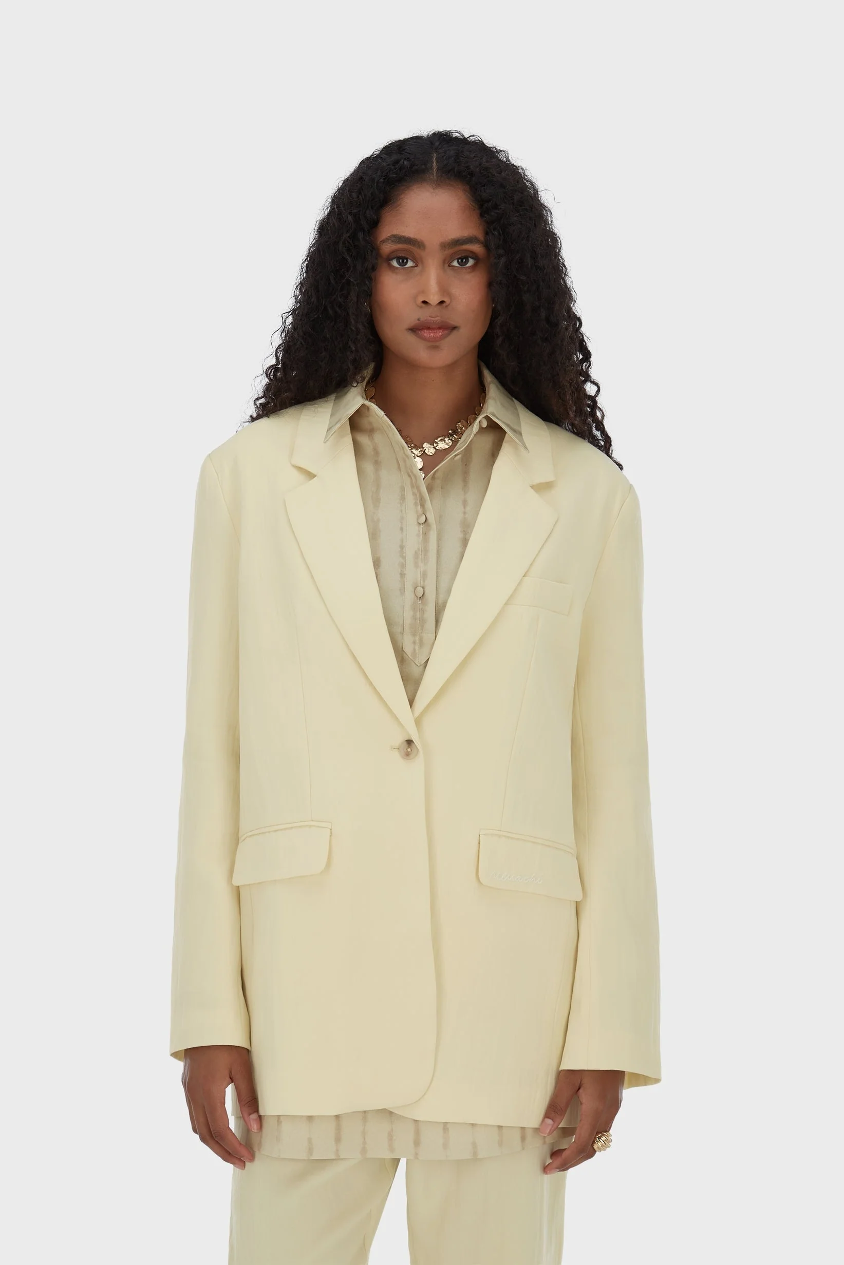 Box Fit Blazer | Sorbet - Image 3