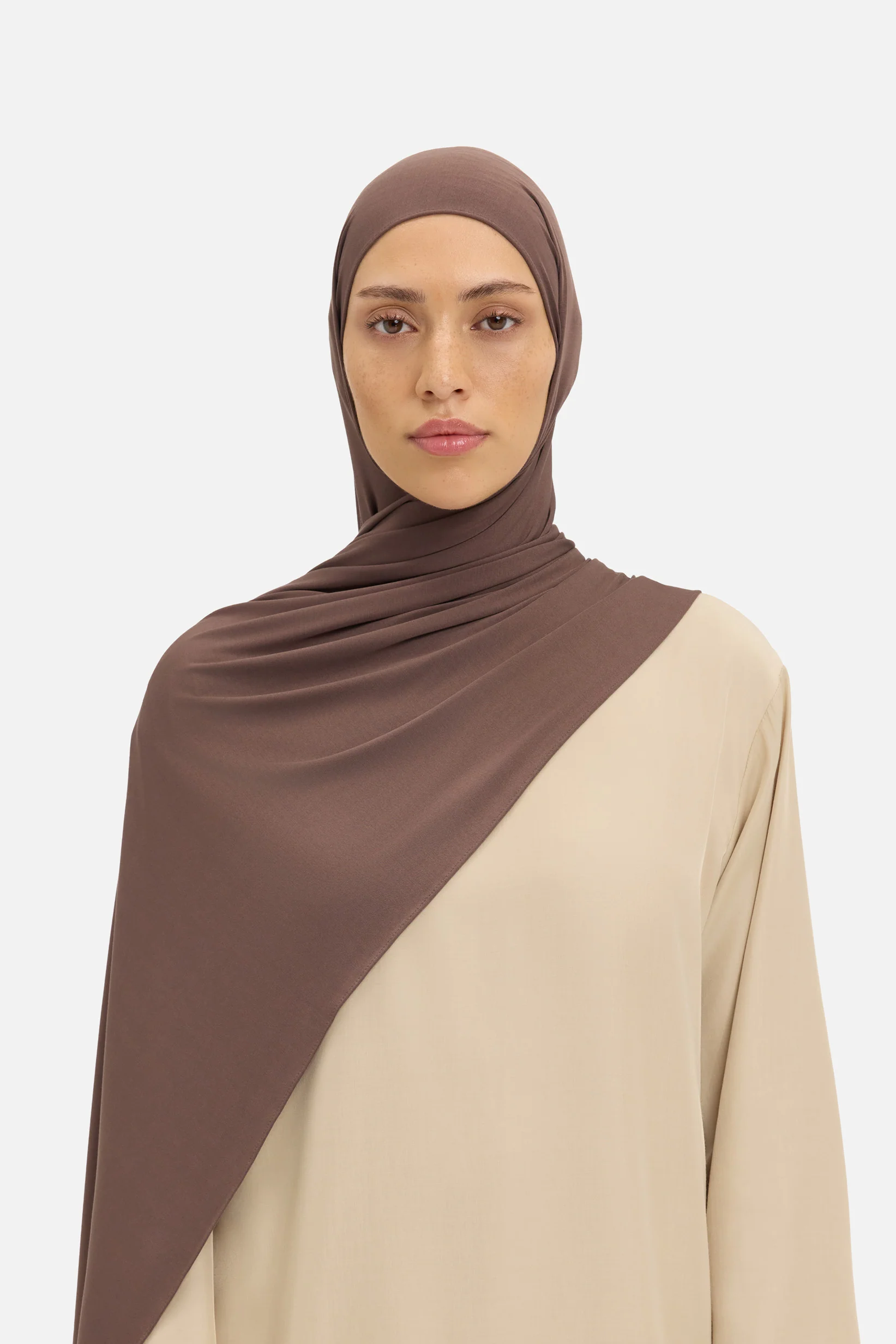 Breathable Jersey Scarf | Burnt Mocha