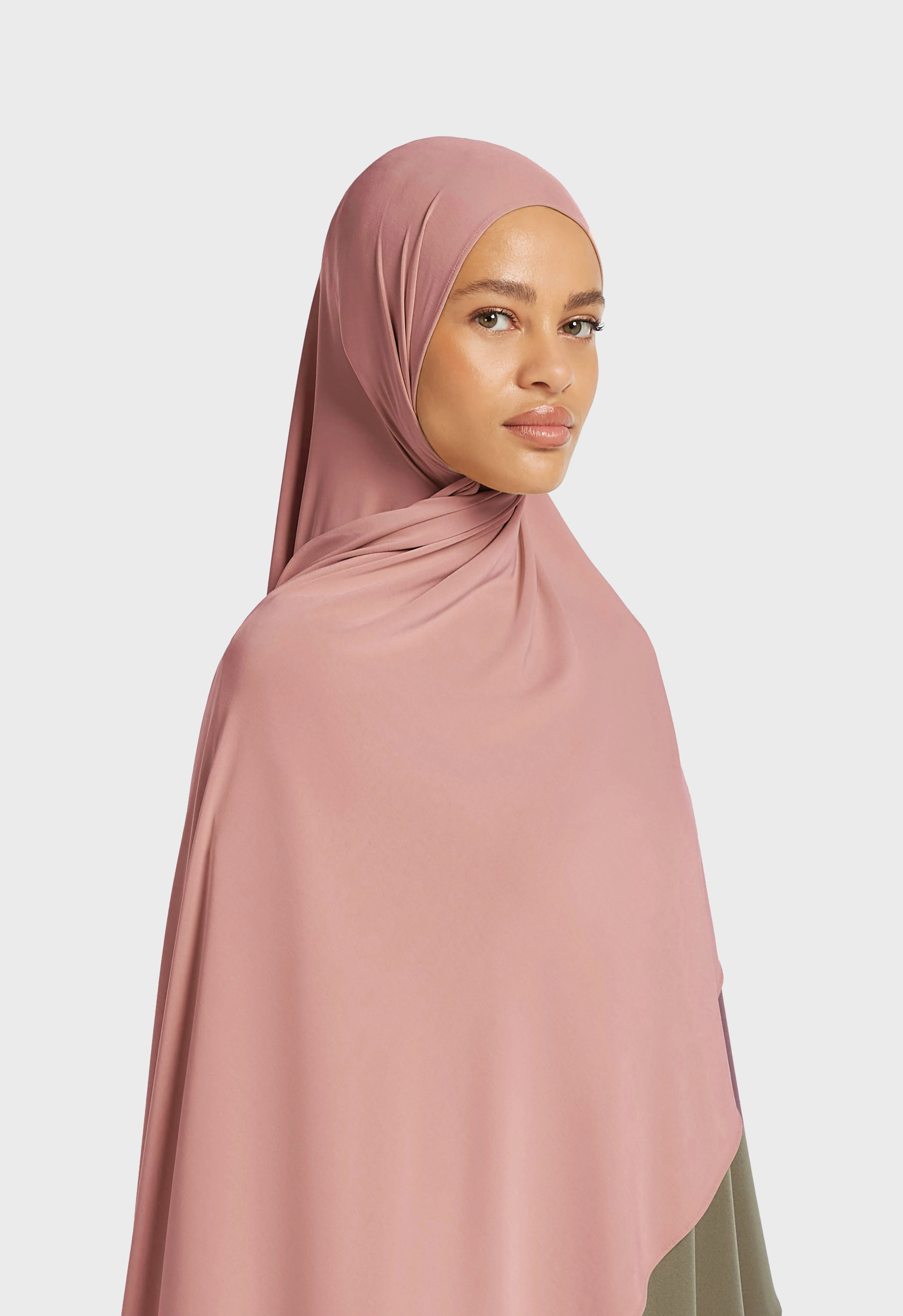 Breathable Jersey Scarf | Cloud Pink - Image 2