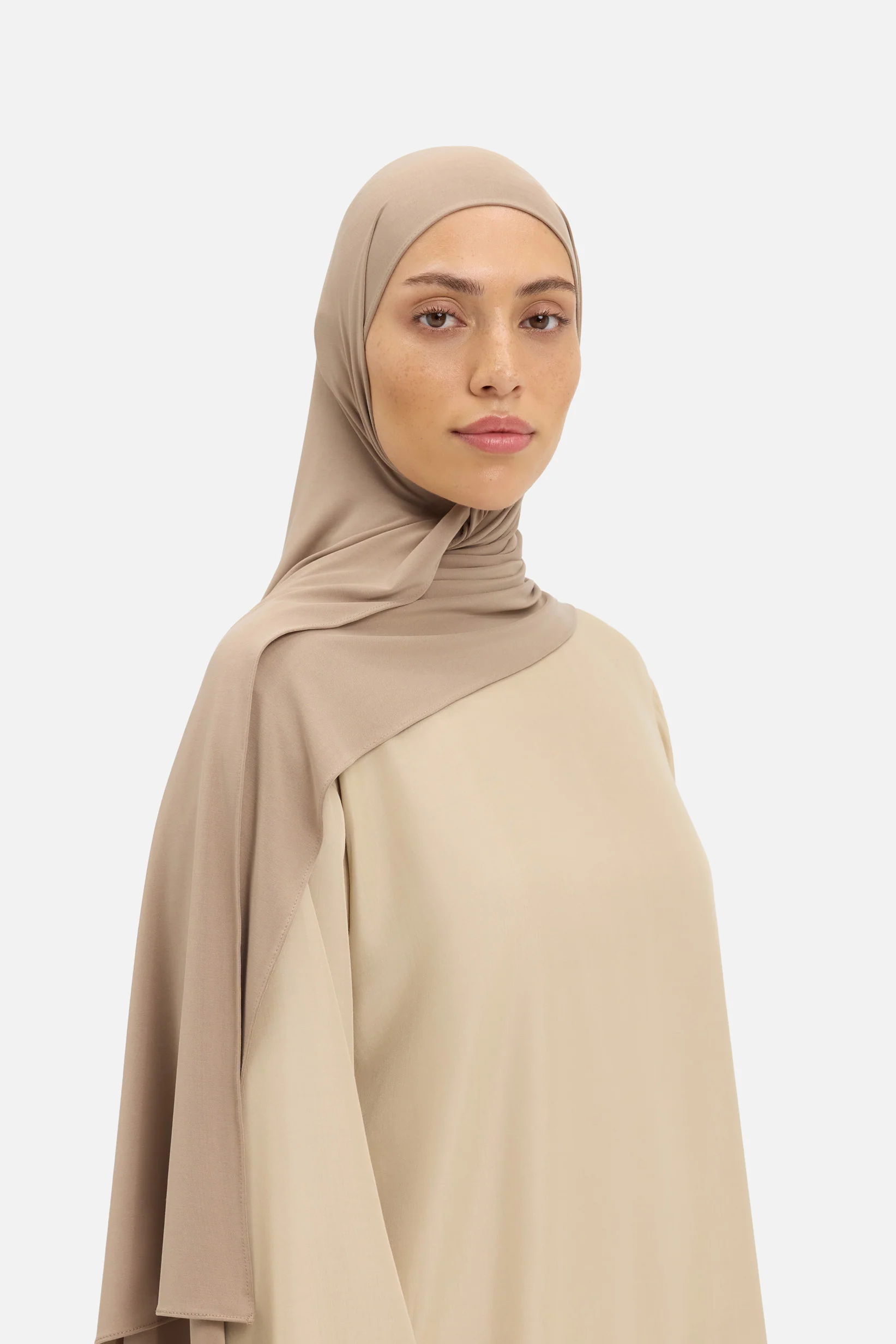Breathable Jersey Scarf | Khaki - Image 2