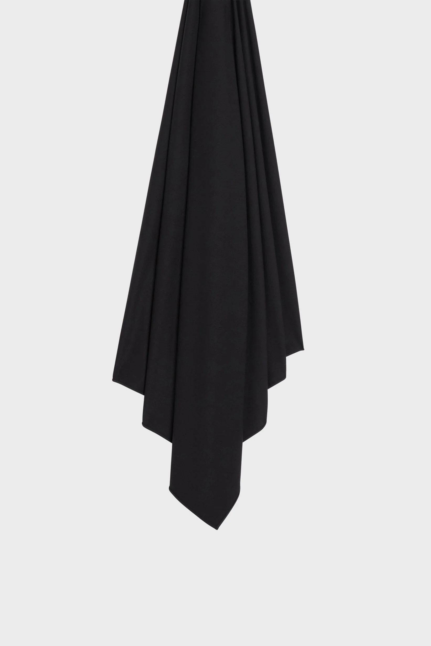 Breathable Jersey Scarf | Light Black - Image 3