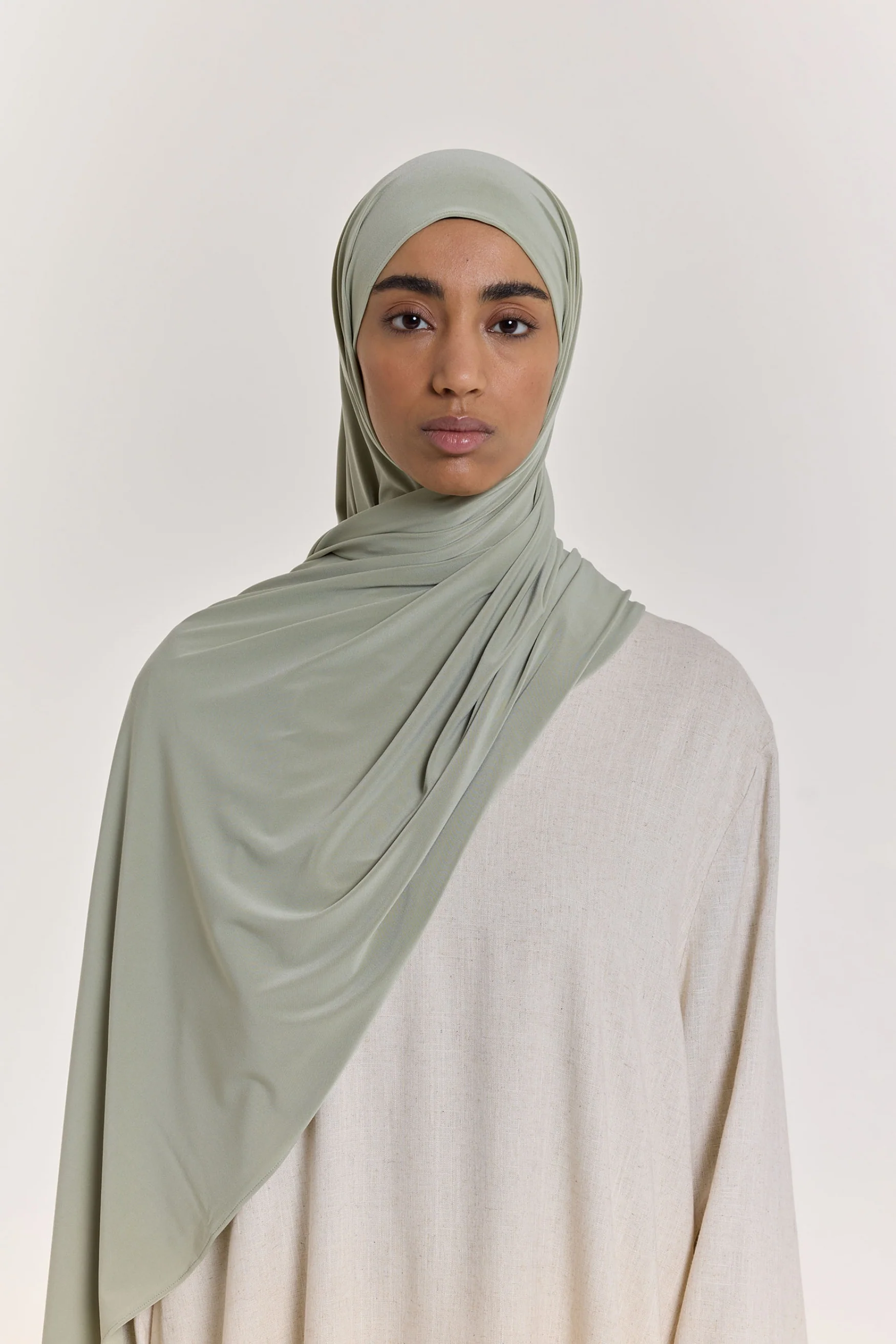 Breathable Jersey Scarf | Sage - Image 3