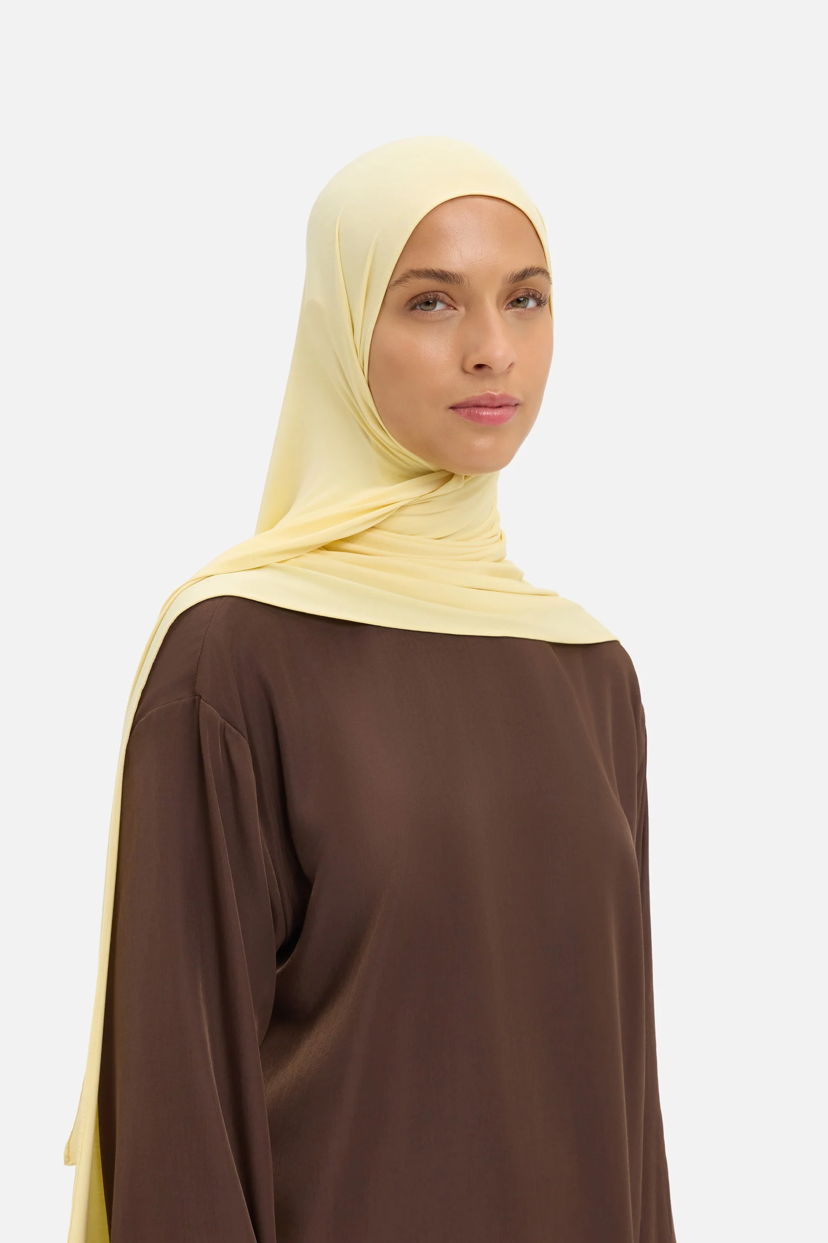 Breathable Jersey Scarf | White Honey - Image 2