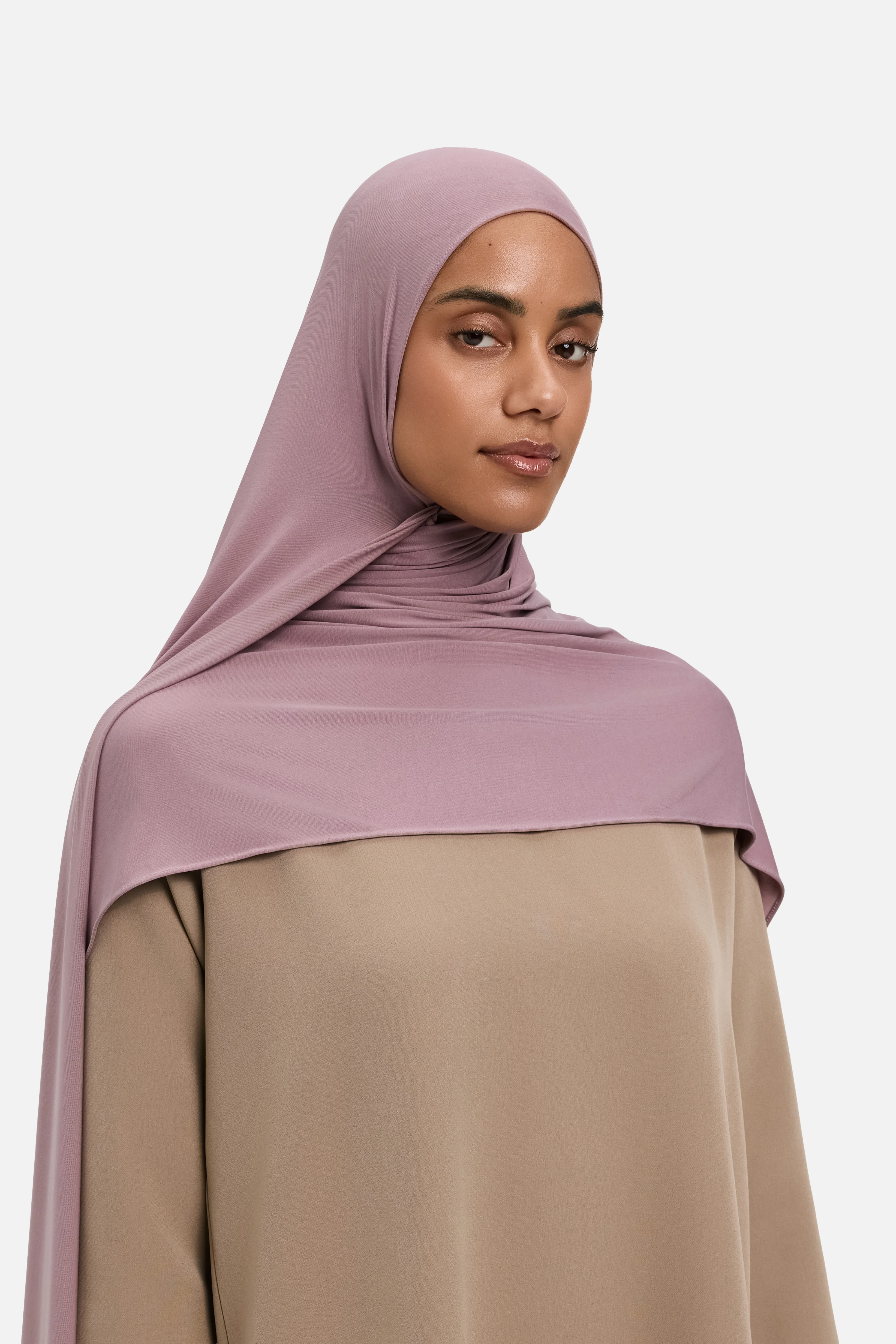 Breathable Jersey Scarf | Dark Lavender - Image 2