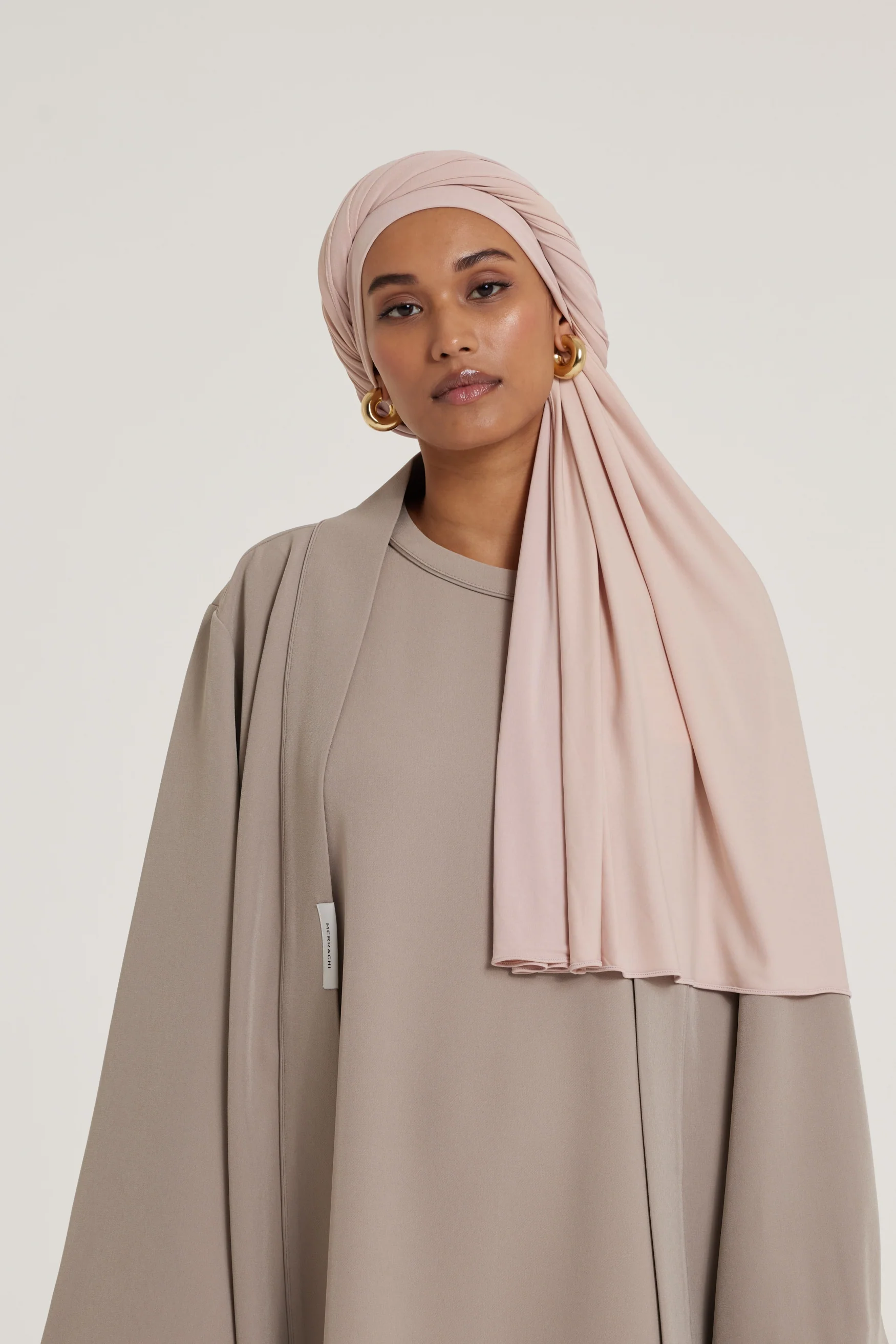 Breathable Jersey Scarf | Soft Pink - Image 2