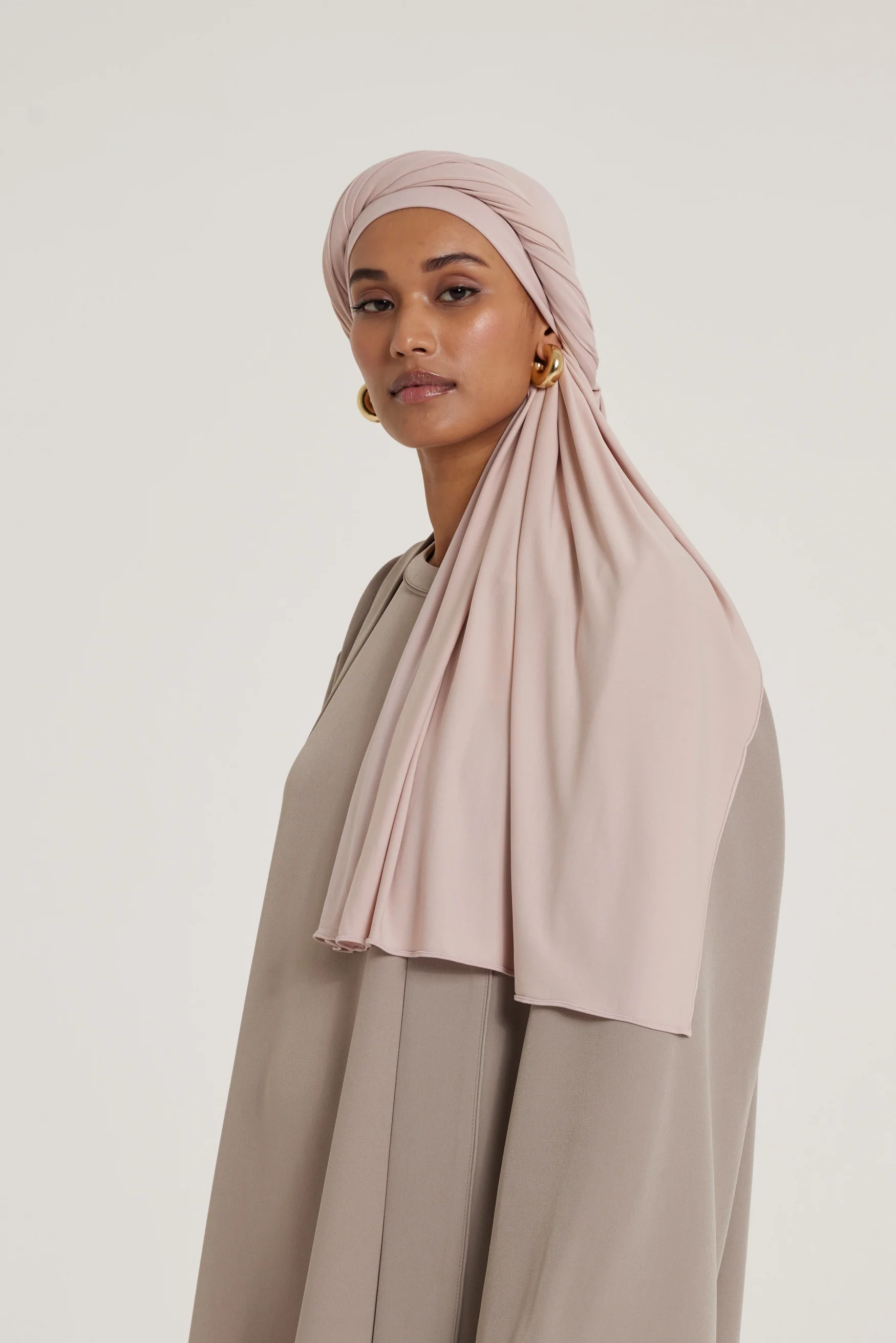 Breathable Jersey Scarf | Soft Pink - Image 3