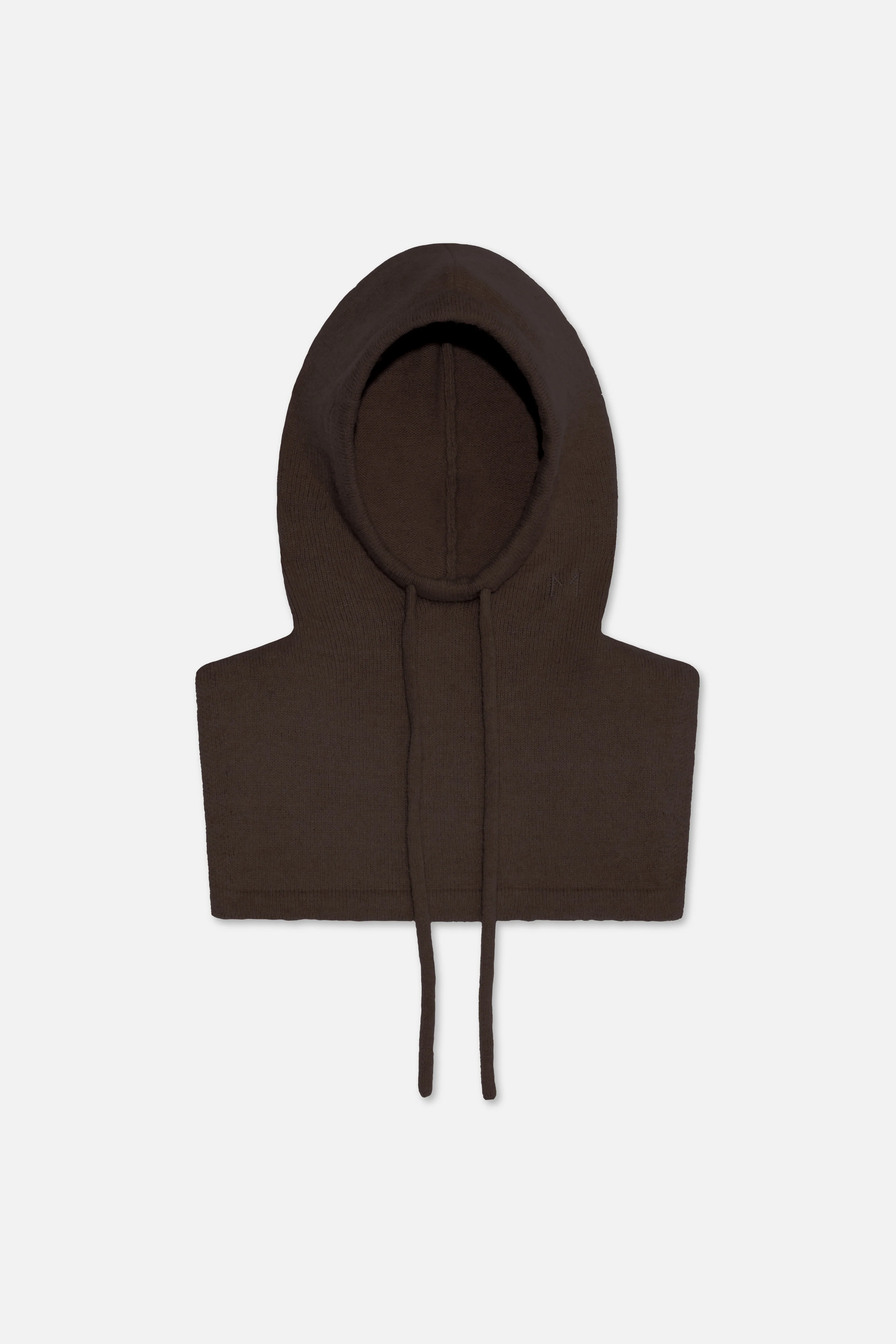 Brushed Knit Balaclava | Dark Brown - Image 5