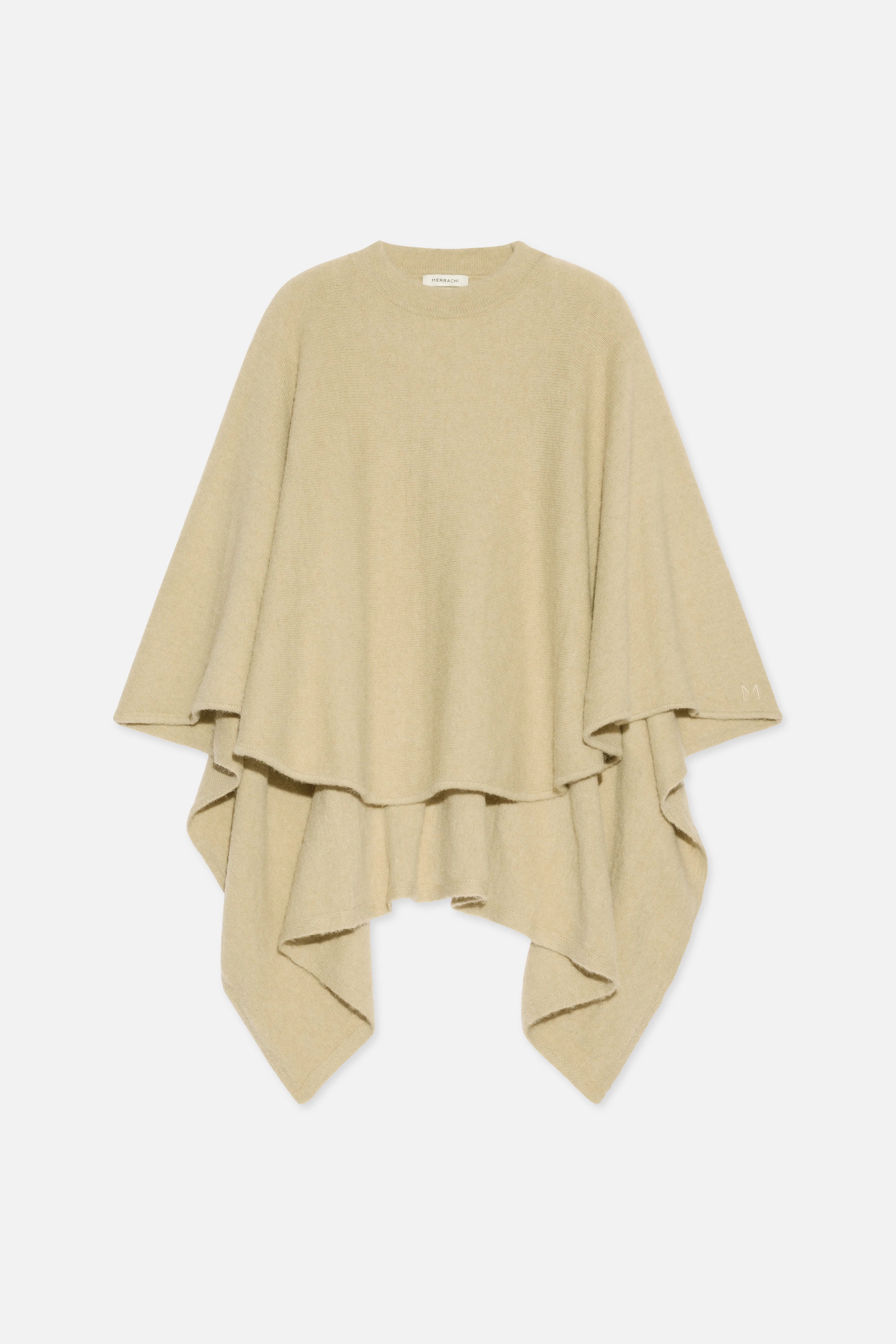 Brushed Knit Poncho | Desert Clay - Image 6