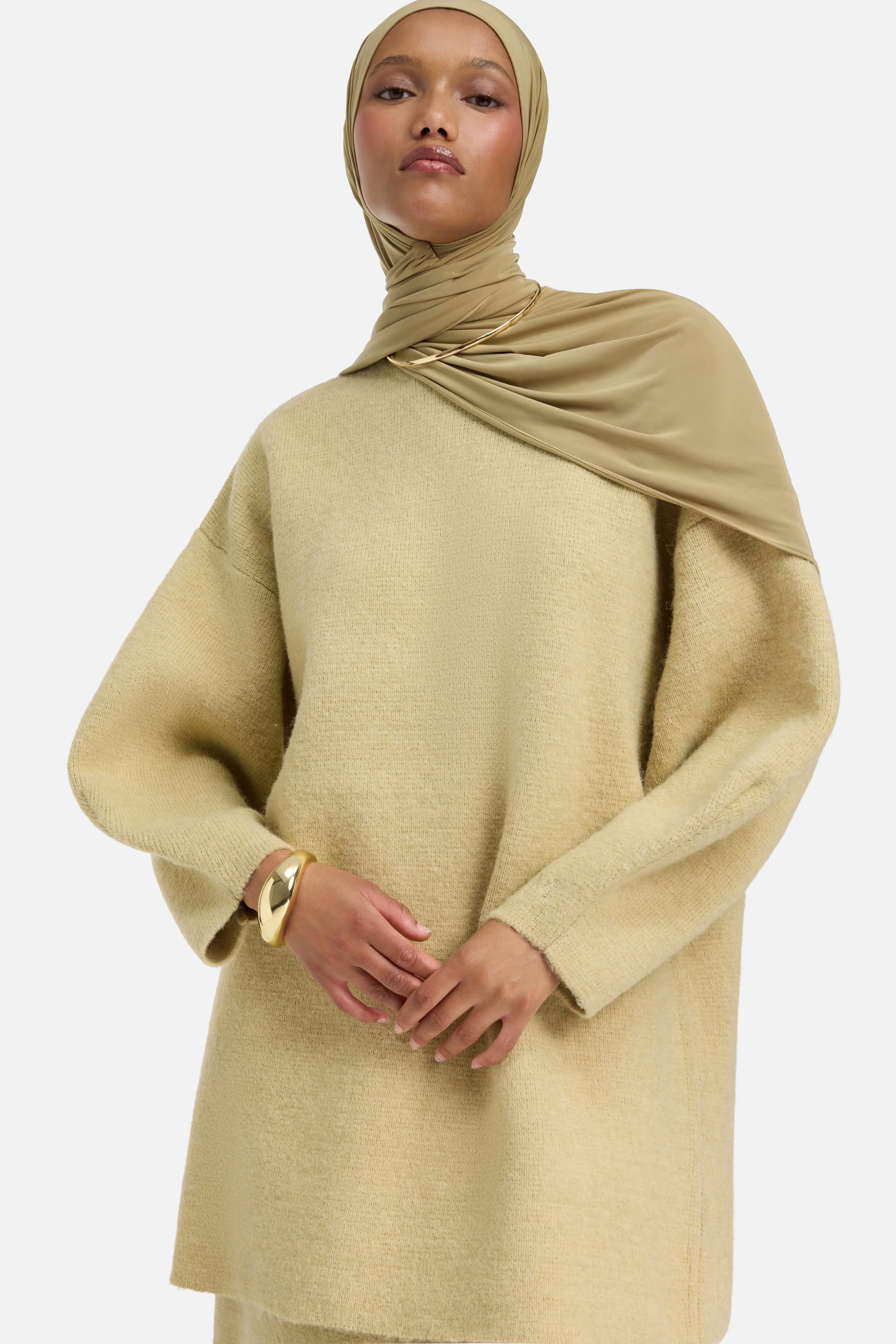 Brushed Knit Sweater | Desert Clay - Image 3