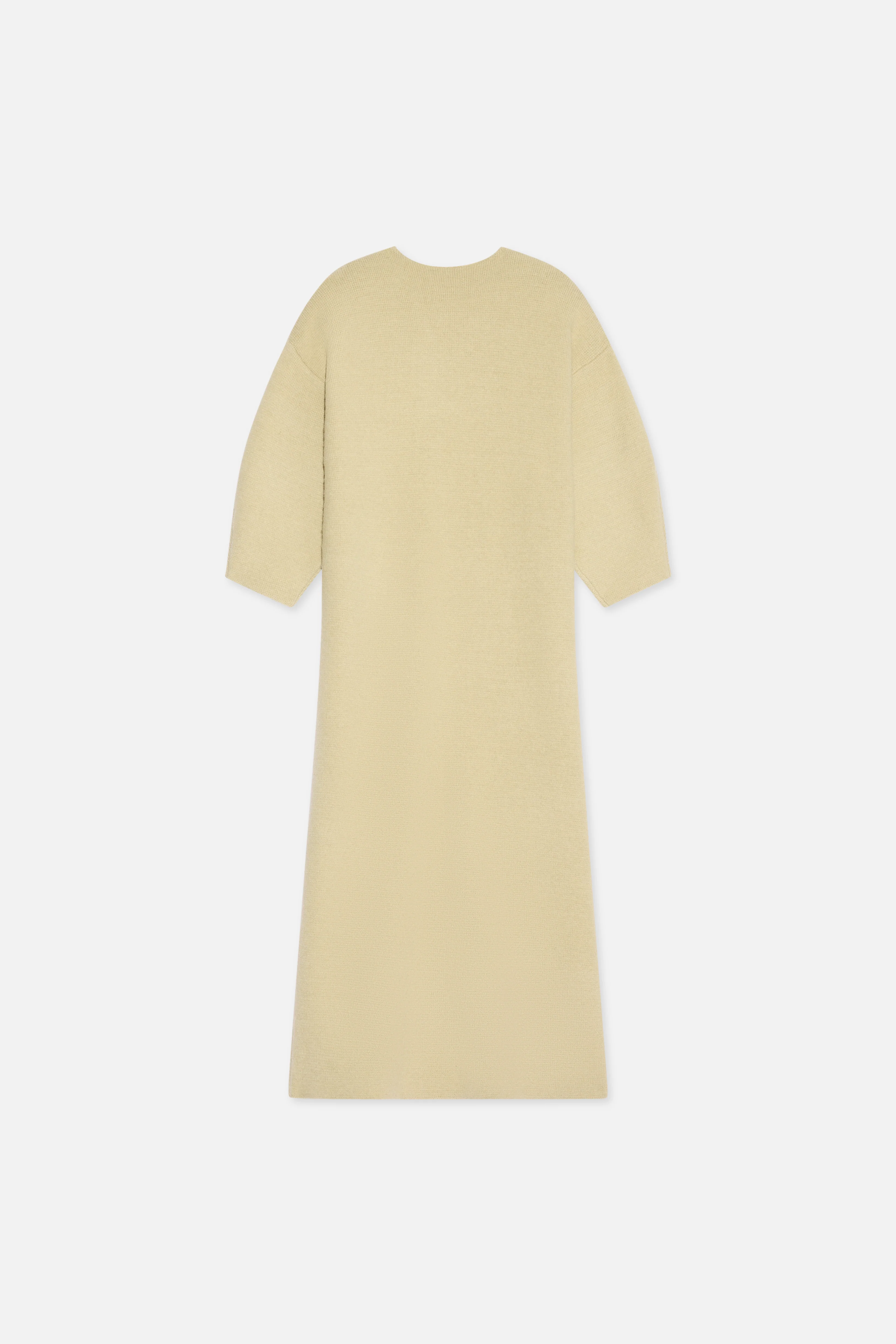 Brushed Knit V-Neck Dress | Desert Clay - Image 6