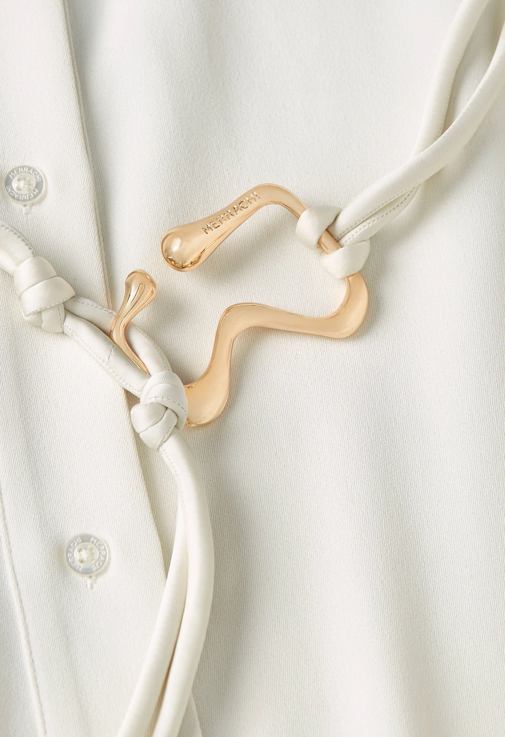 Button Up Dress | Off White - Image 5