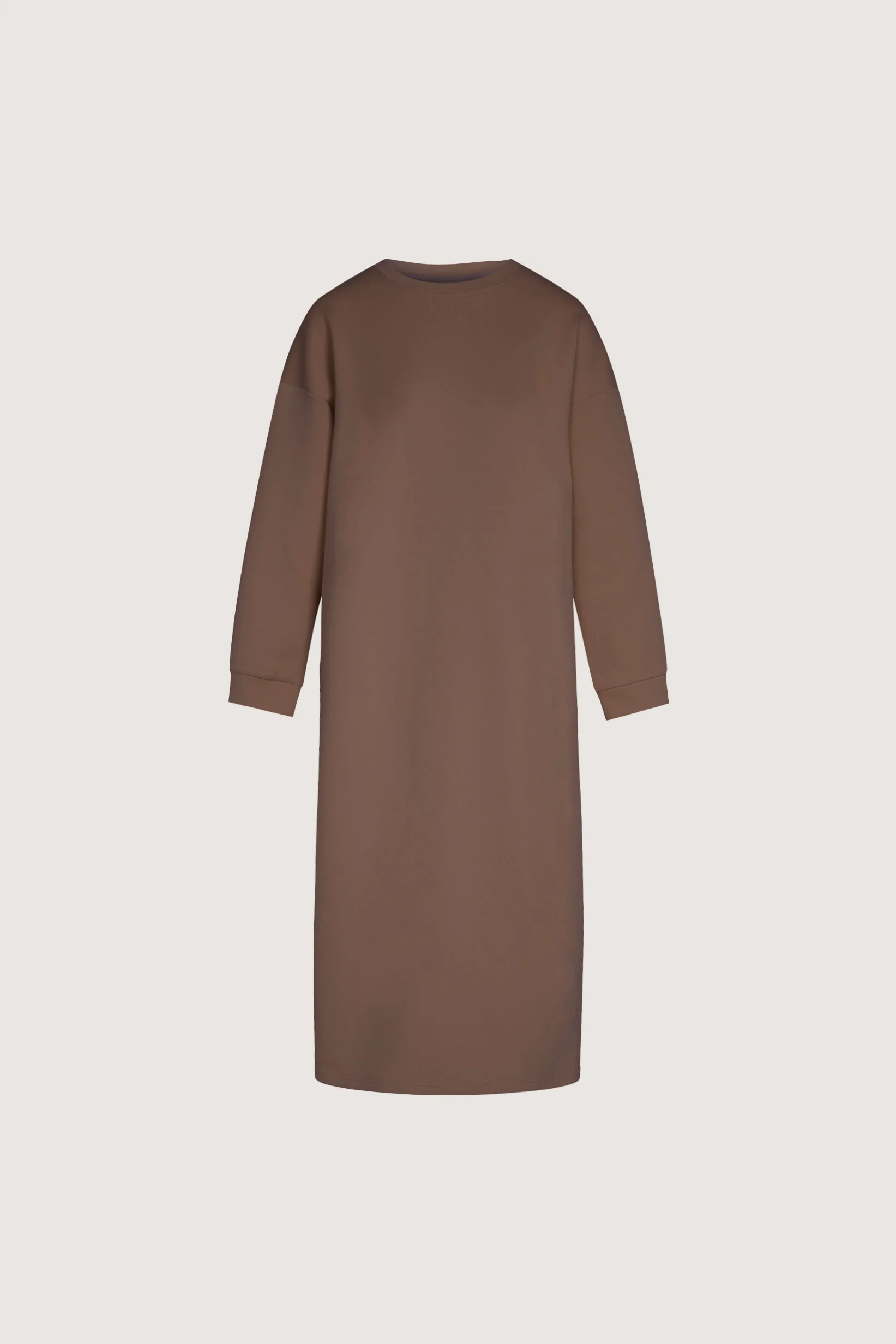 Comfy Sweater Dress | Ash Brown - Image 3