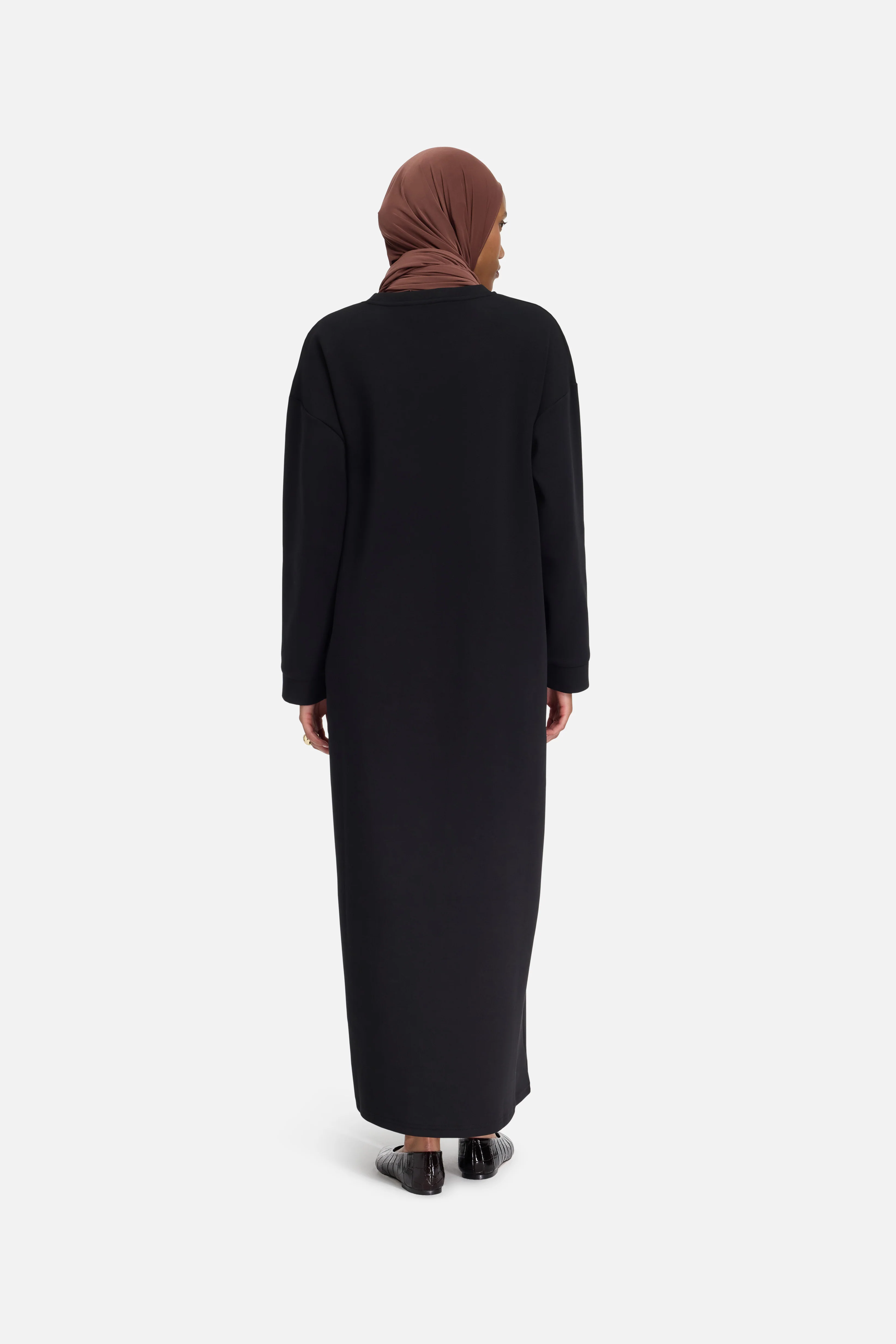 Comfy Sweater Dress | Black - Image 4