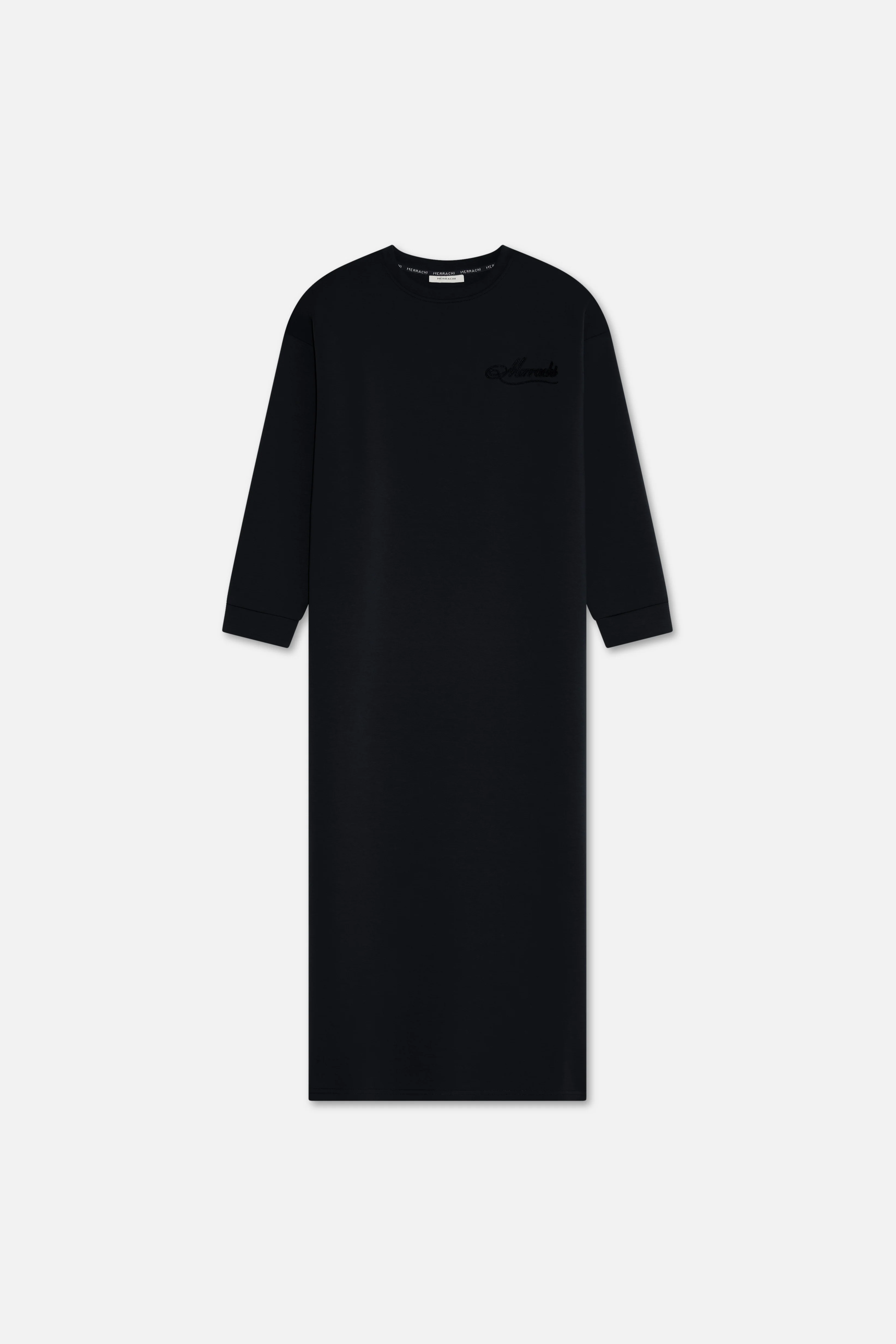 Comfy Sweater Dress | Black - Image 5