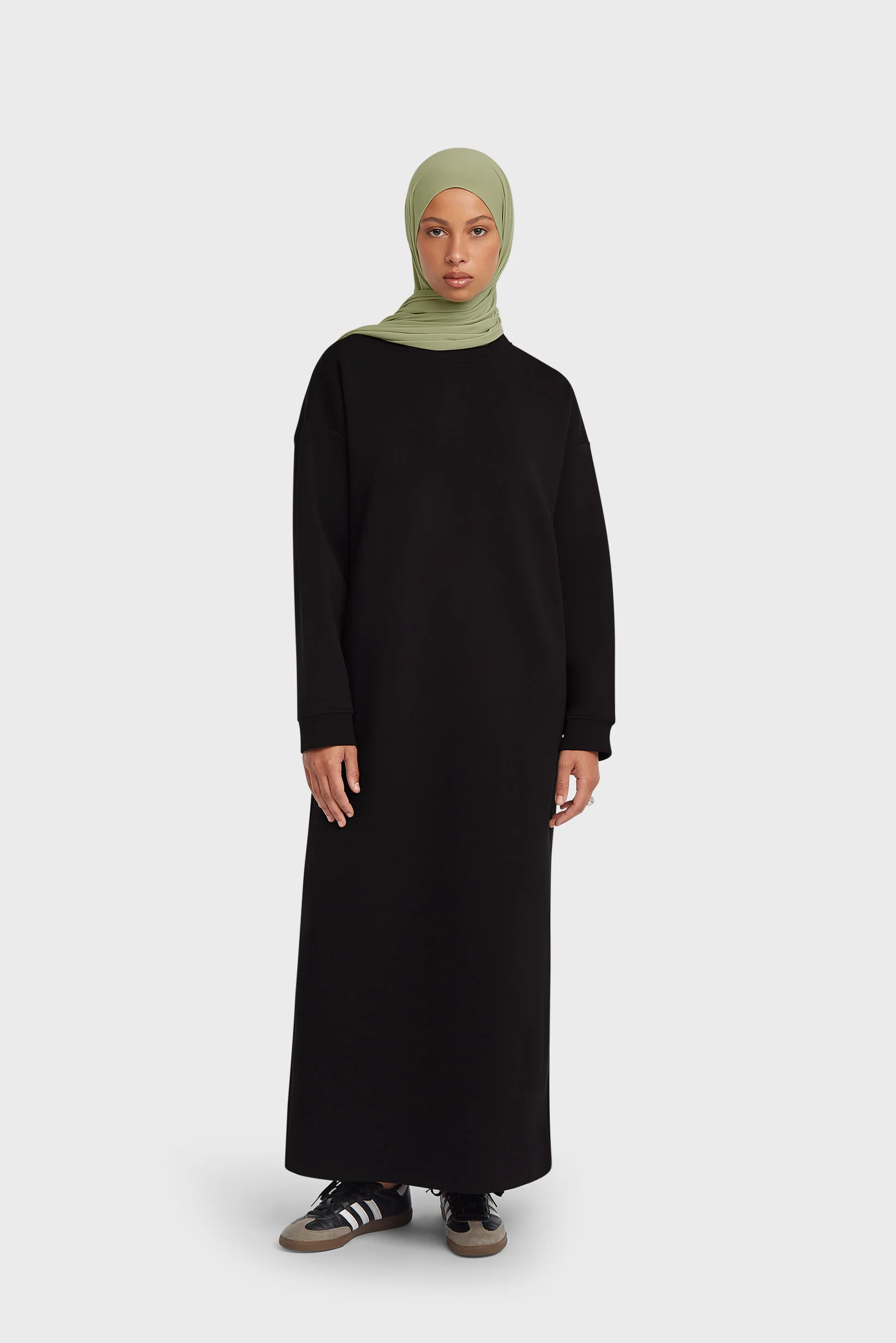 Comfy Sweater Dress | Black - Image 2